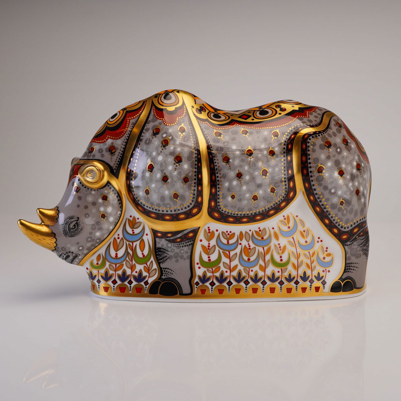 Royal Crown Derby Black Rhino Limited Edition Paperweight (1 of 4)