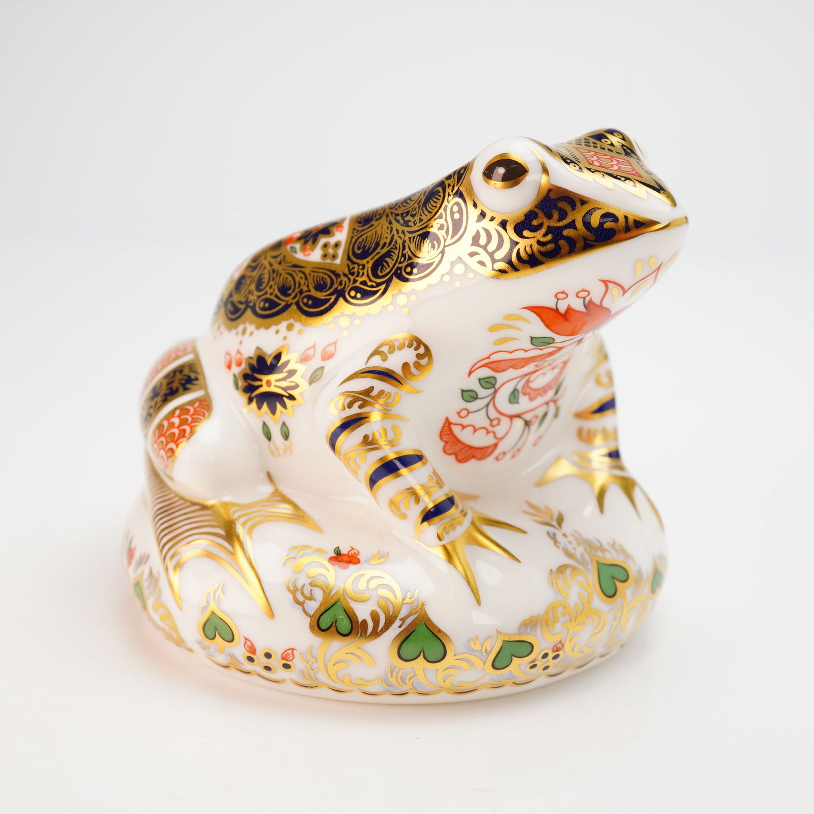 Royal Crown Derby Old Imari Frog Limited Edition Paperweight with Box (1 of 6)
