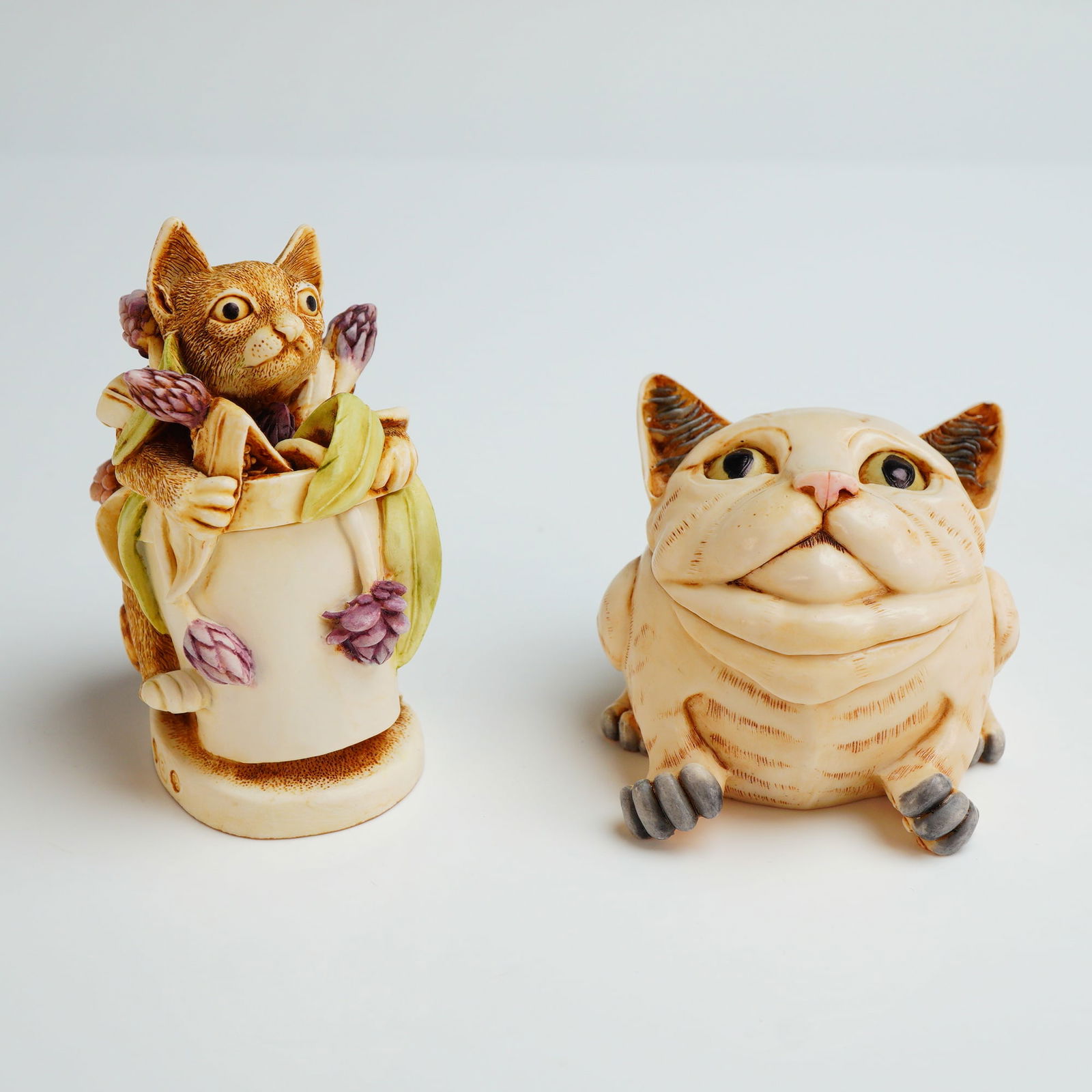 2pc Harmony Kingdom Trinket Boxes, Naughty & Nice and Algenon (1 of 4)