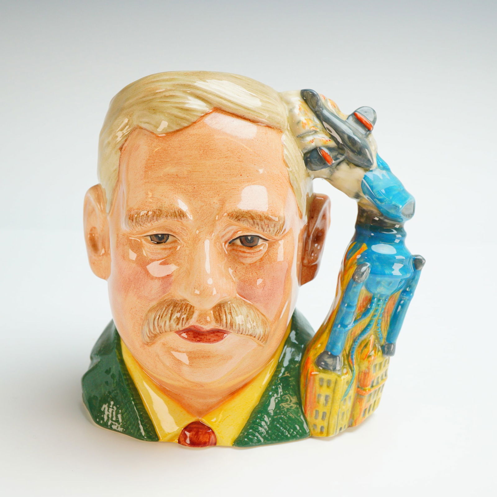 Royal Doulton Large Character Jug H.G. Wells D7095 (1 of 4)