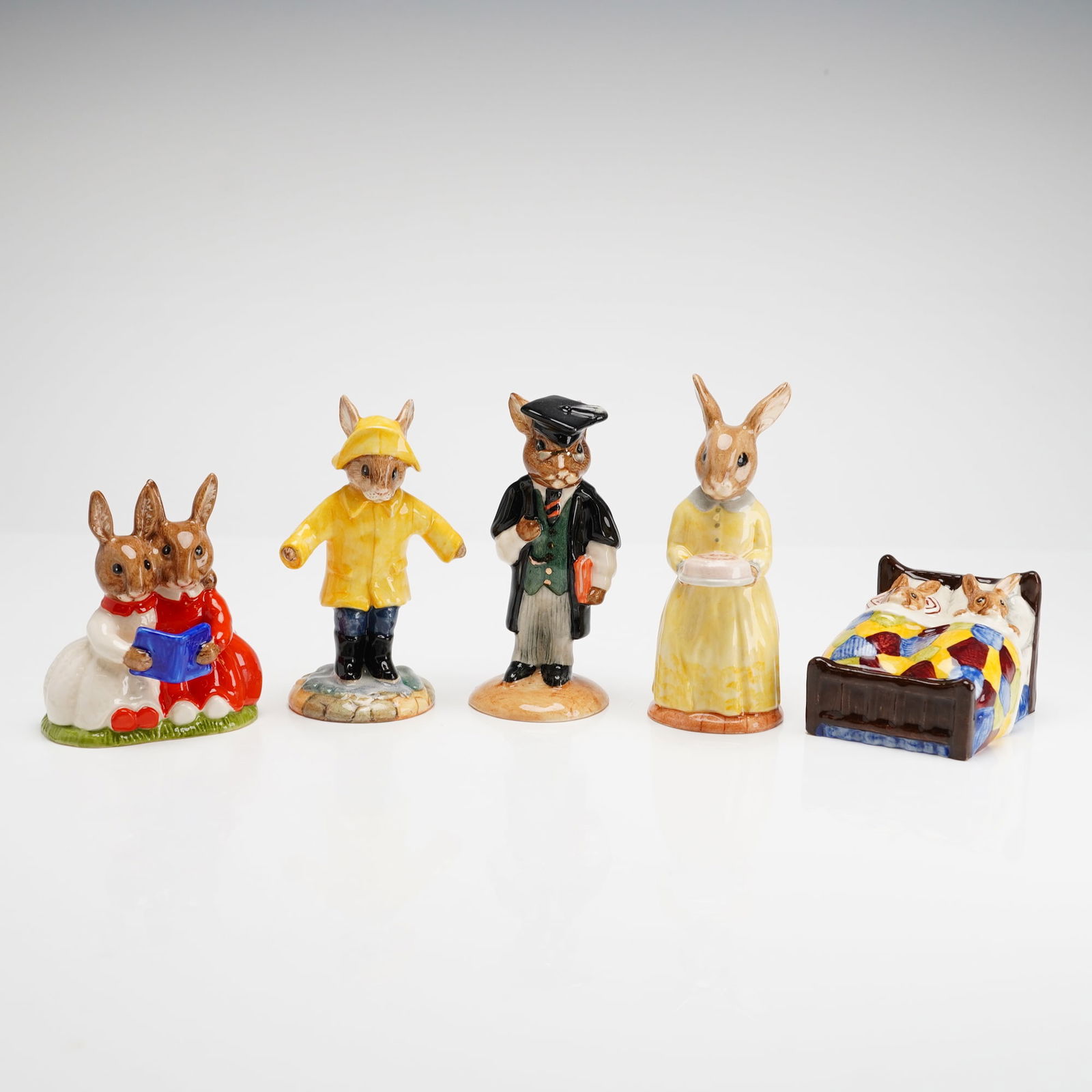 5pc Royal Doulton Bunnykins Figurines (1 of 3)