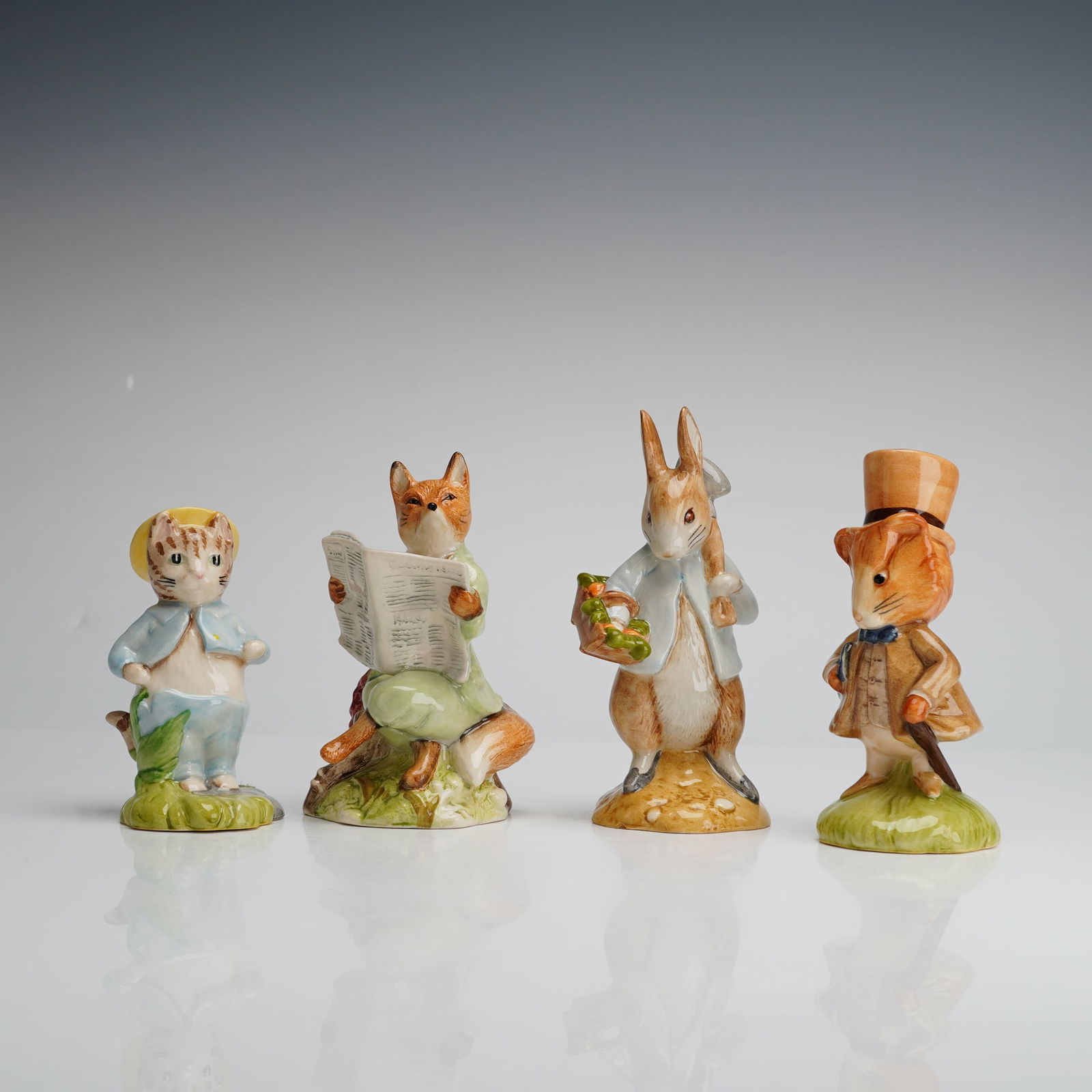 4pc Royal Albert and Beswick Figurines (1 of 4)