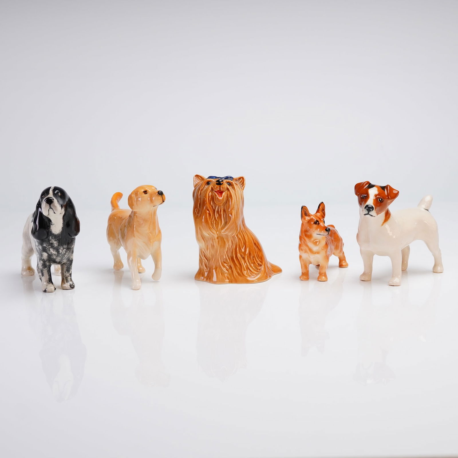 5pc Beswick and Royal Doulton Dog Figurines (1 of 3)