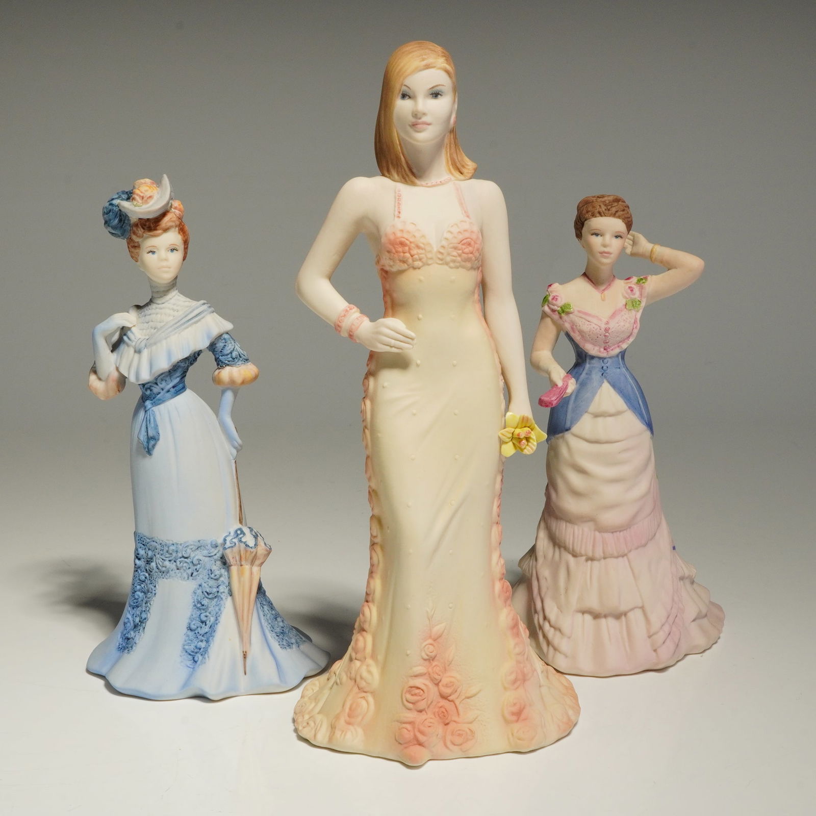 3pc Coalport Beau Monde Figurines, Yasmin, Georgina, and Alexandra (1 of 3)