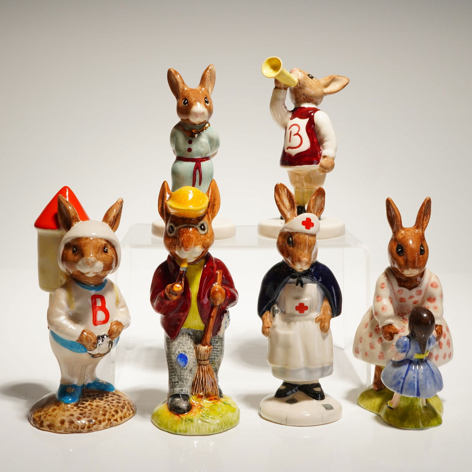 6pc Royal Doulton Bunnykins Figurines (1 of 3)