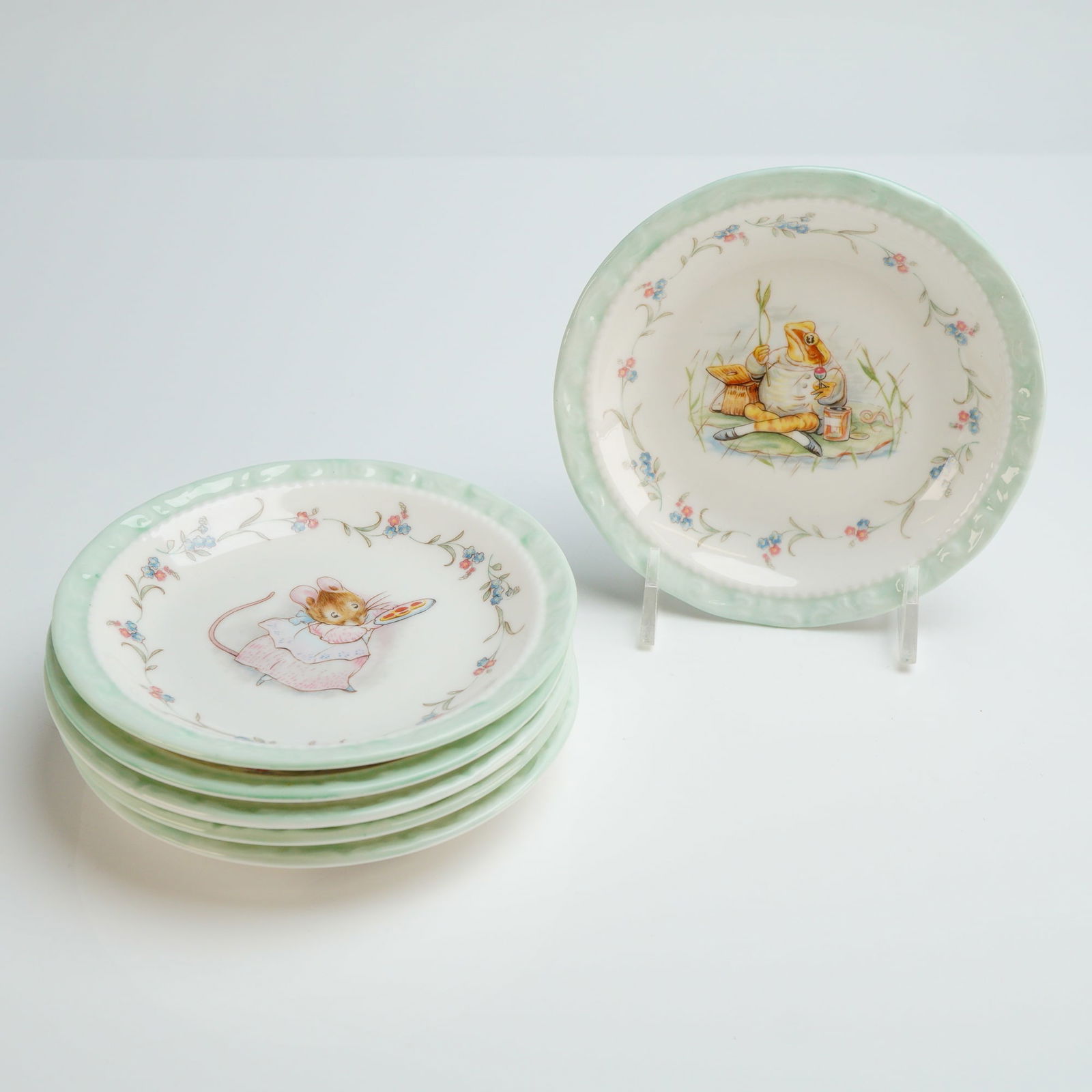 6pc Royal Albert The World of Beatrix Potter Bone China Plates (1 of 4)