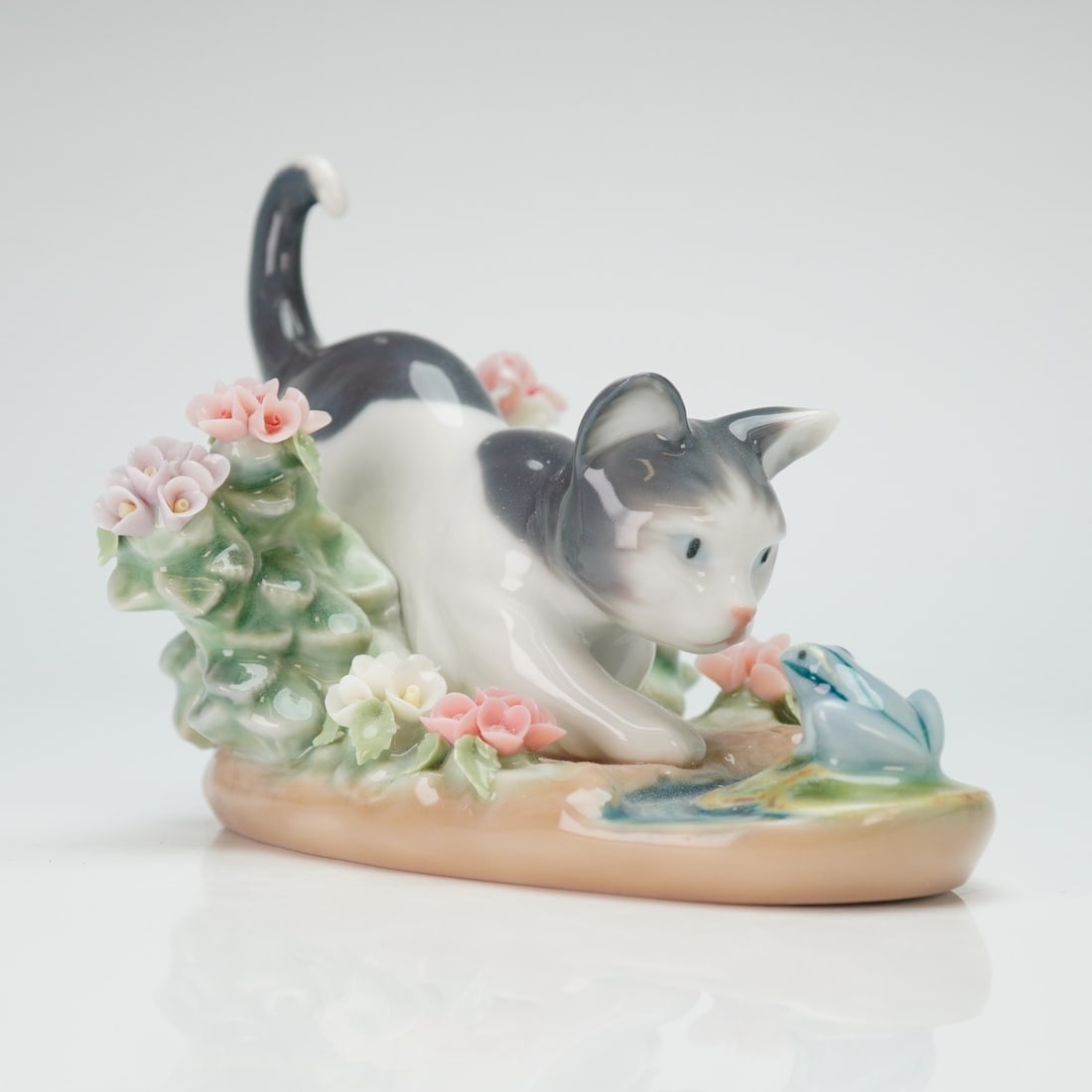 Lladro Porcelain Figurine, Kitty Confrontation 01001442 (1 of 4)