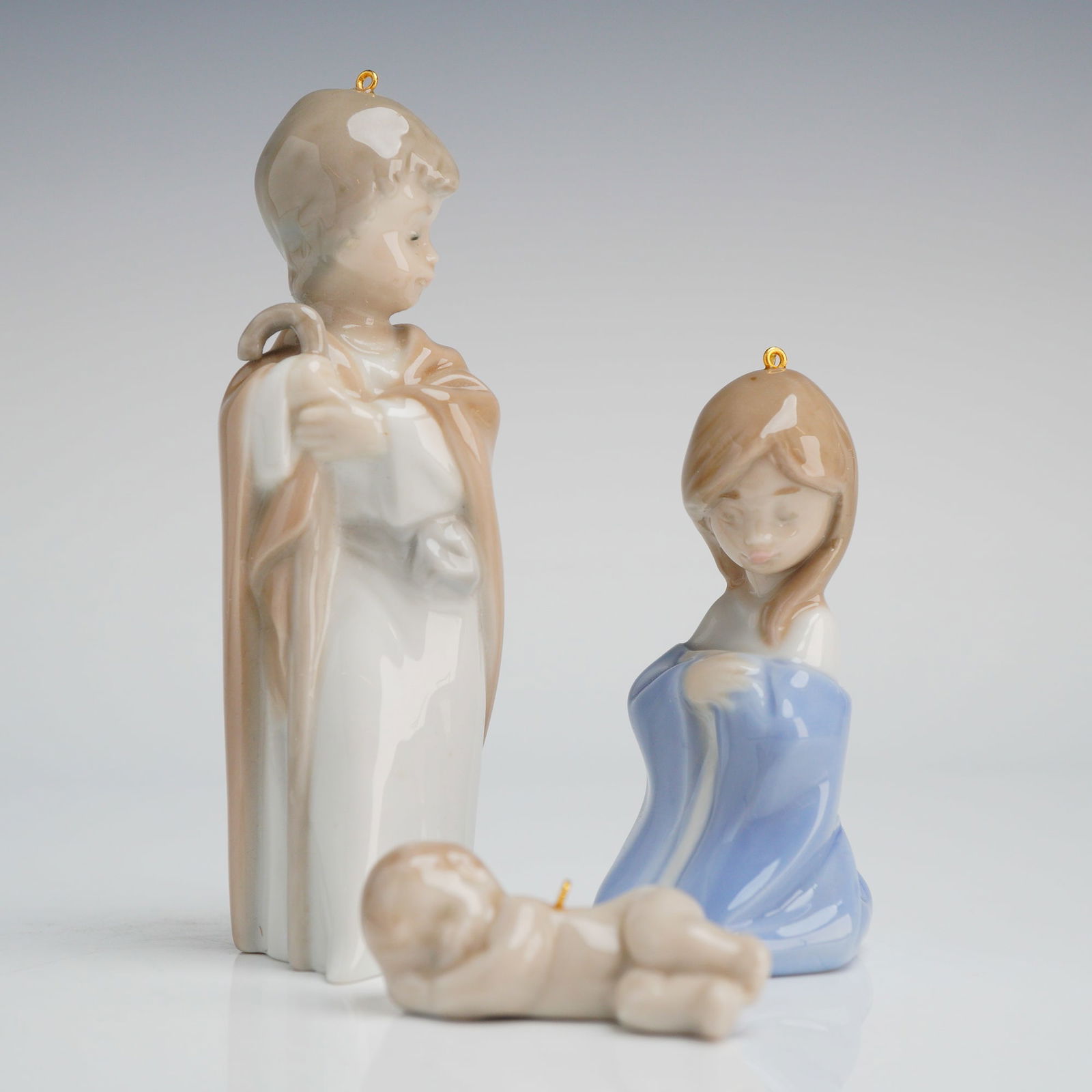 Set of Three Lladro Nativity Miniature Ornaments 5729 (1 of 5)