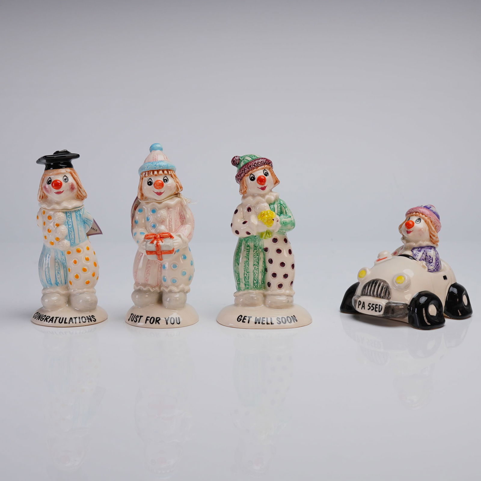 4pc Beswick Little Lovables Clown Figurines (1 of 3)
