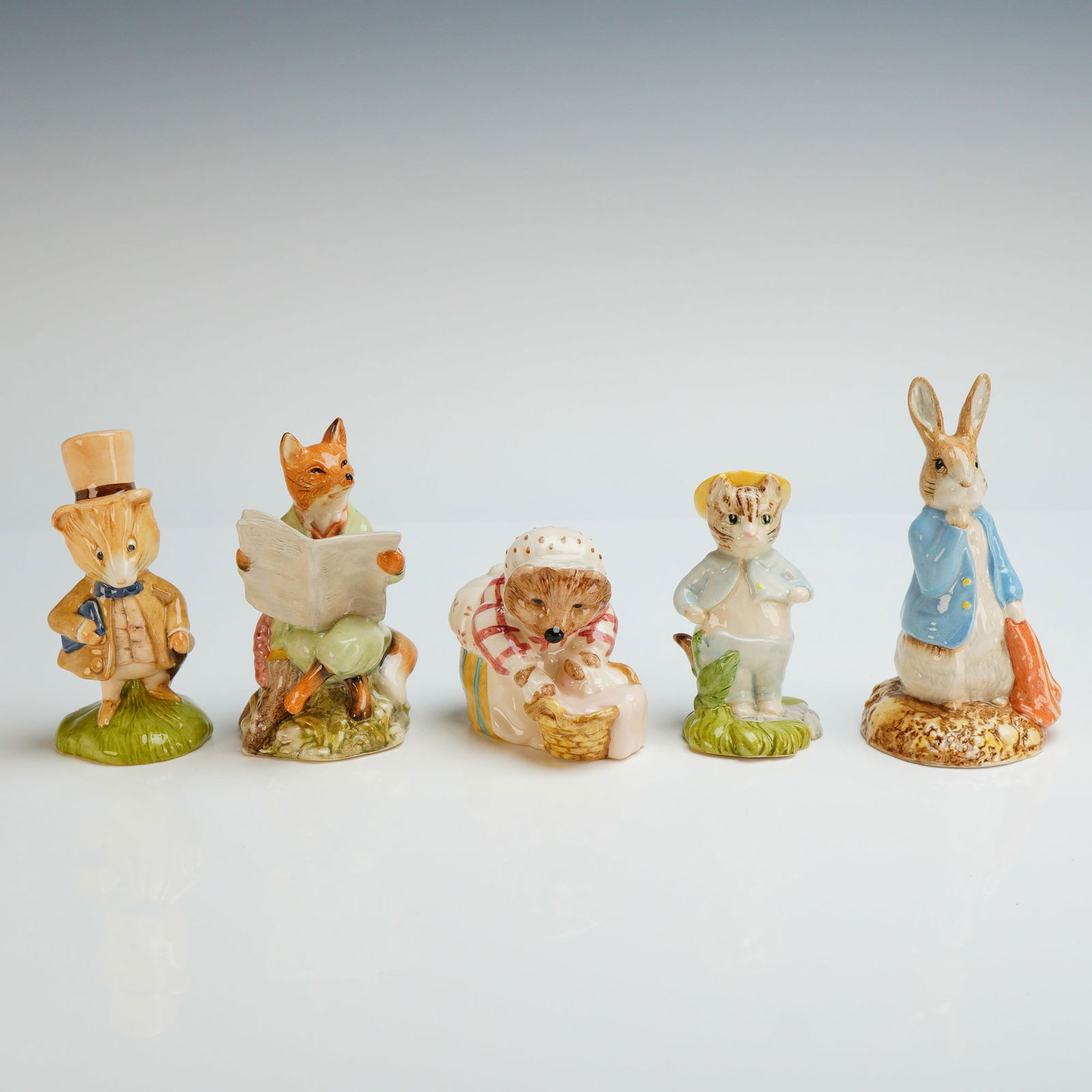 5pc Royal Albert & Beswick Beatrix Potter Porcelain Figurines (1 of 3)
