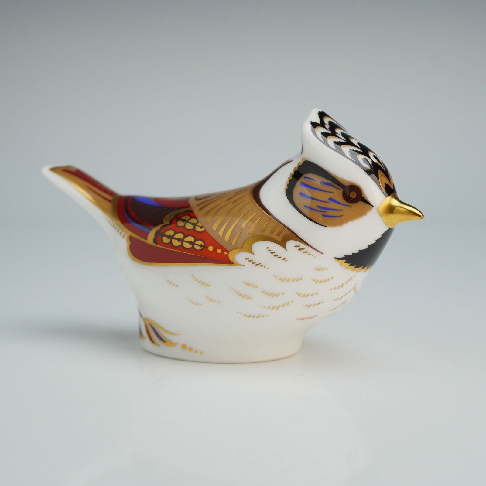 Royal Crown Derby Imari Paperweights, Crested Tit (1 of 5)