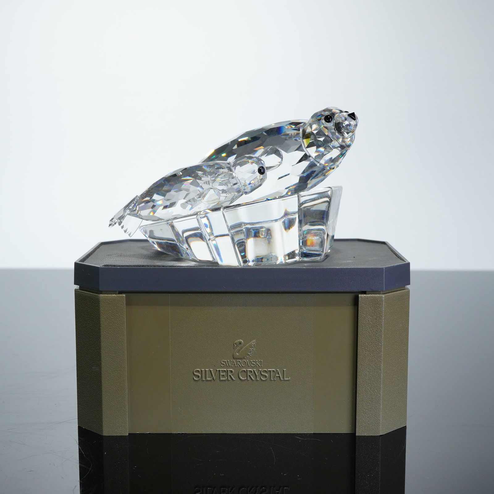 Swarovski Crystal 1991 AE Figurine, Save Me The Seals (1 of 5)