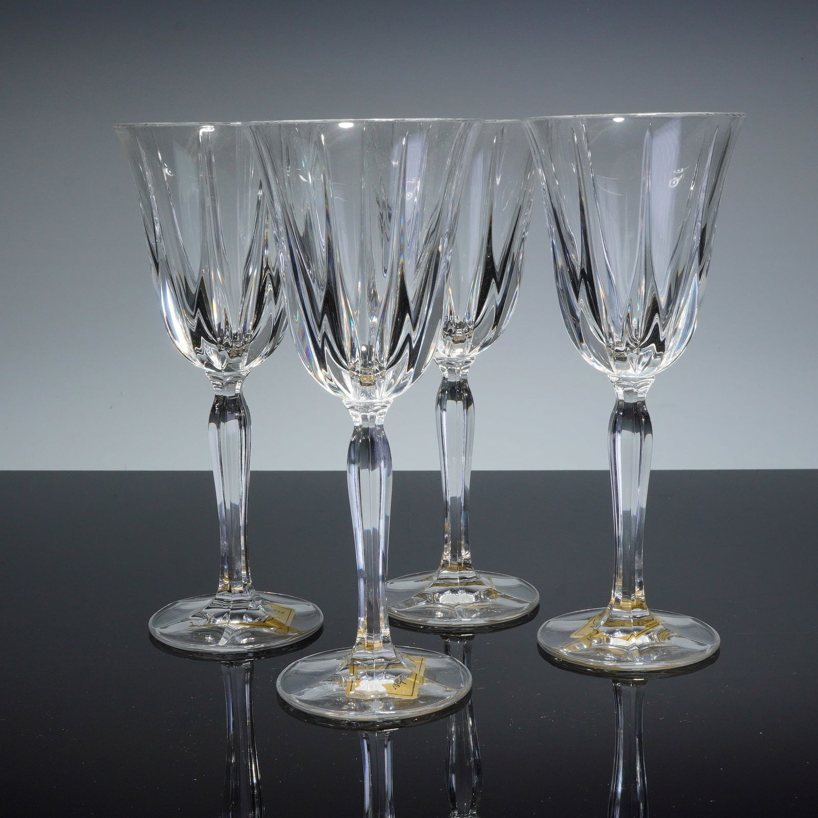 4pc Noritake Crystal Wine Glasses, Vendome Gold (1 of 4)
