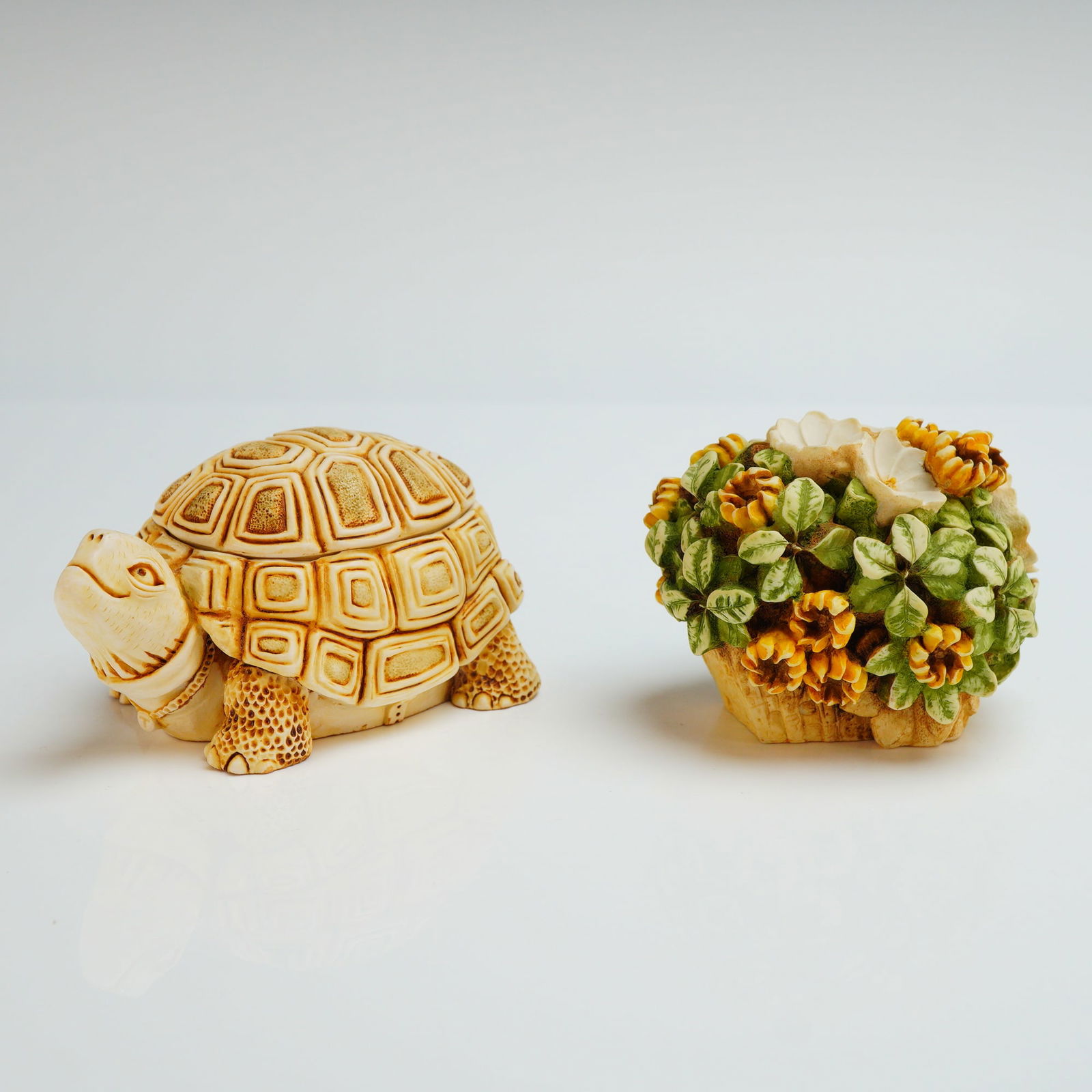 2pc Harmony Kingdom Box Figurines, Gardenia & One Step Ahead (1 of 4)