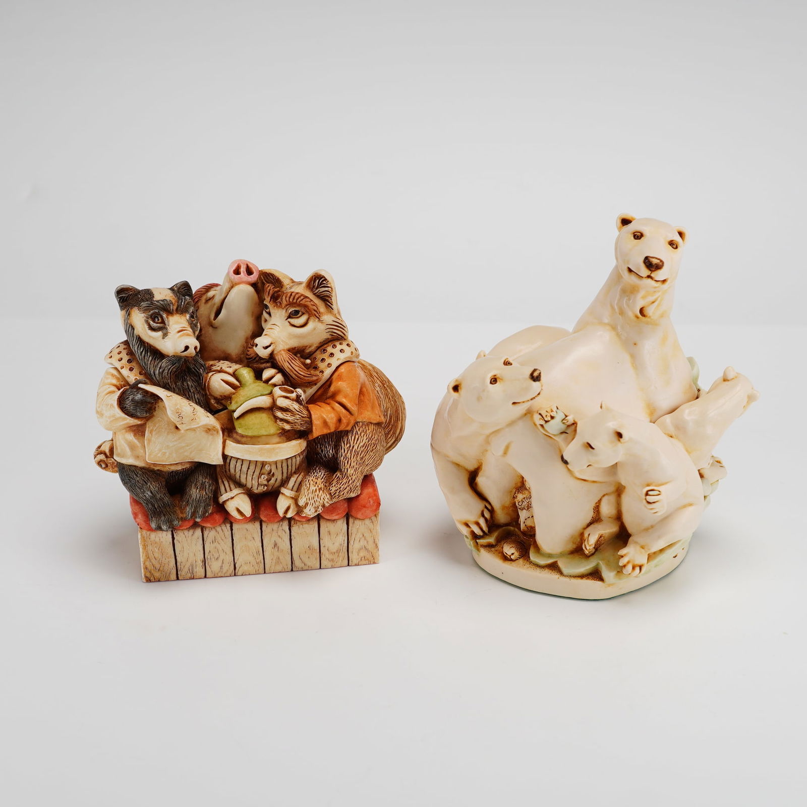 2pc Kingdom Peter Calvesbert House Party and Play Ball Trinket Boxes (1 of 4)