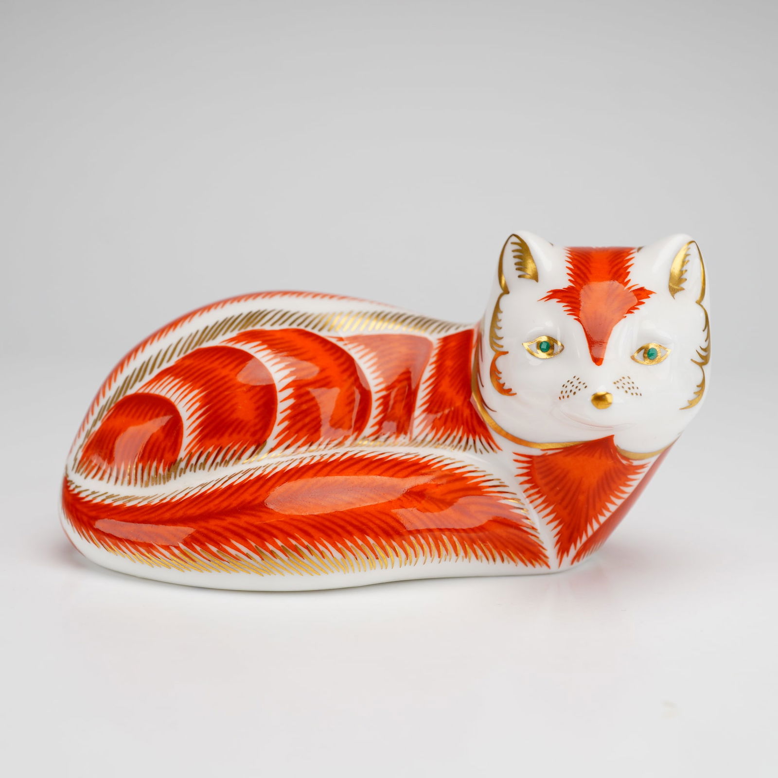 Royal Crown Derby Bone China Imari Paperweight, Red Fox (1 of 4)