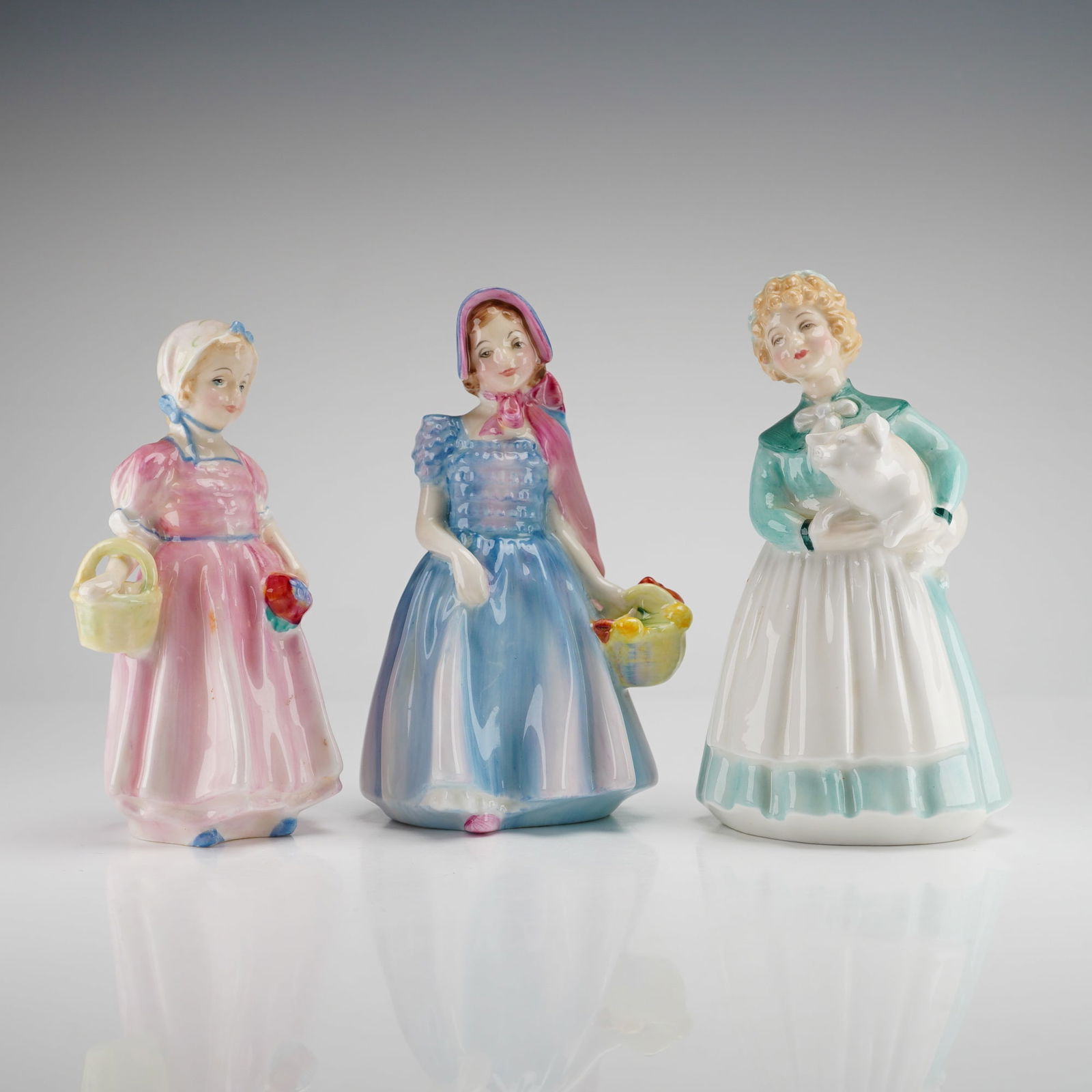 3pc Royal Doulton Figurines, HN2207, HN1677, HN2109 (1 of 3)