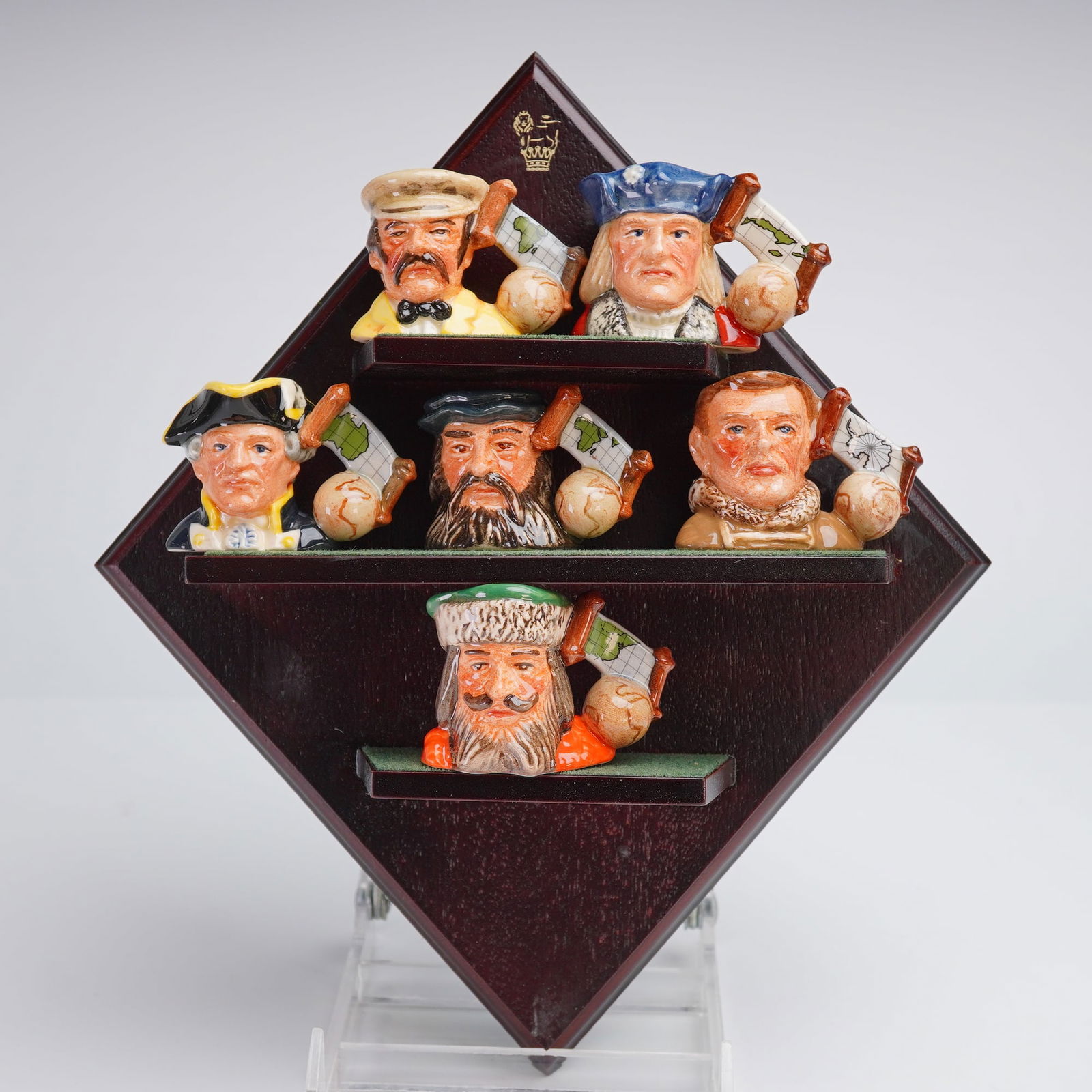 6pc Royal Doulton Explorer Tinies Jug Collection with Display (1 of 5)