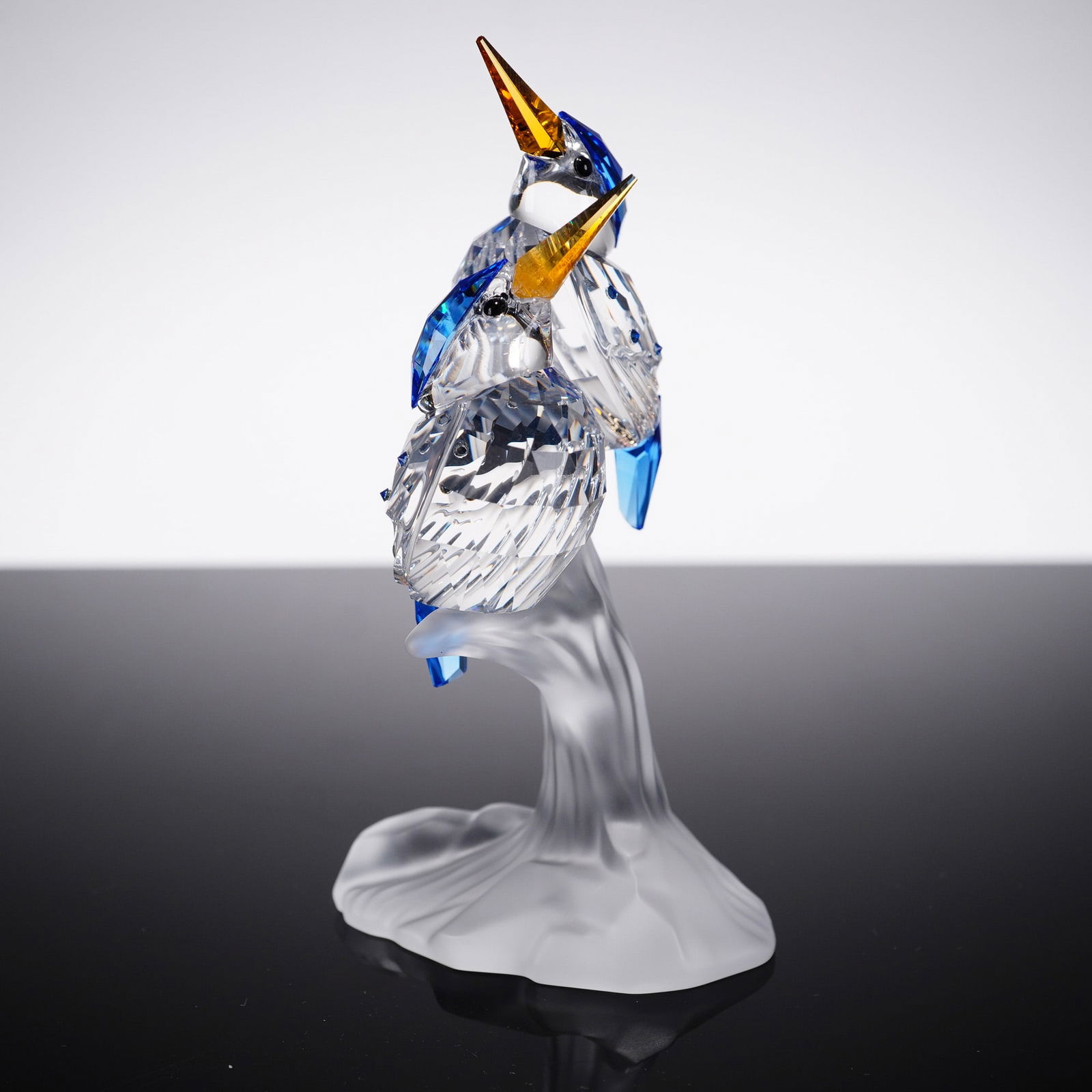 Swarovski Crystal Malachite Kingfishers Figurine (1 of 4)