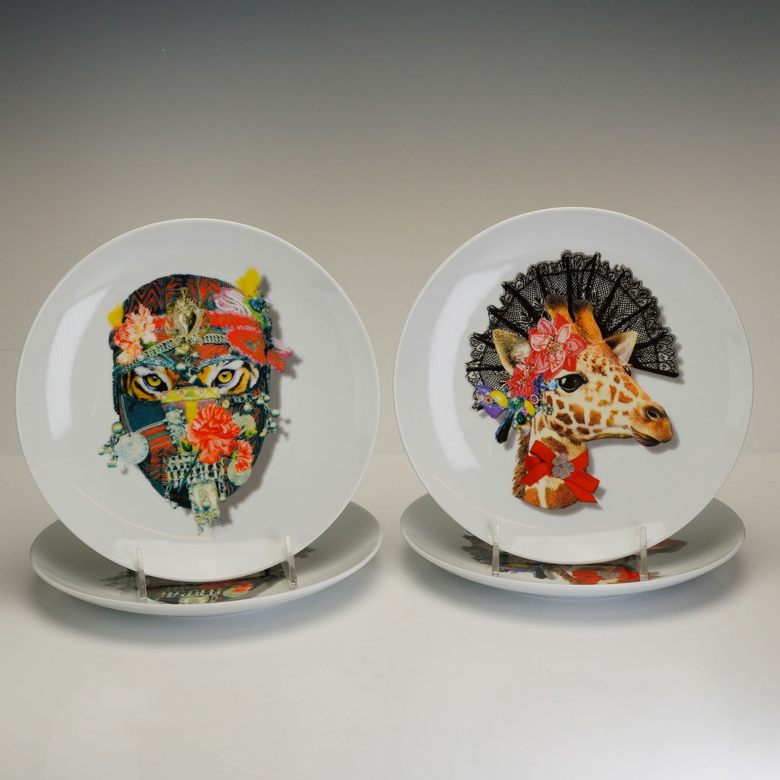 4pc Vista Alegre by Christian Lacroix Plates, Love Who You Want (1 of 4)