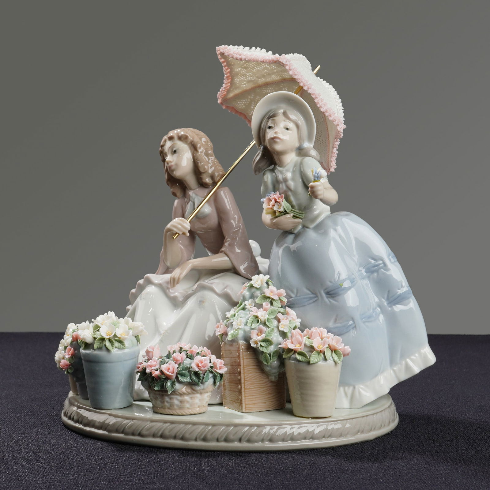 Lladro Porcelain Group Figurine Flowers for Sale Model 5537 (1 of 5)