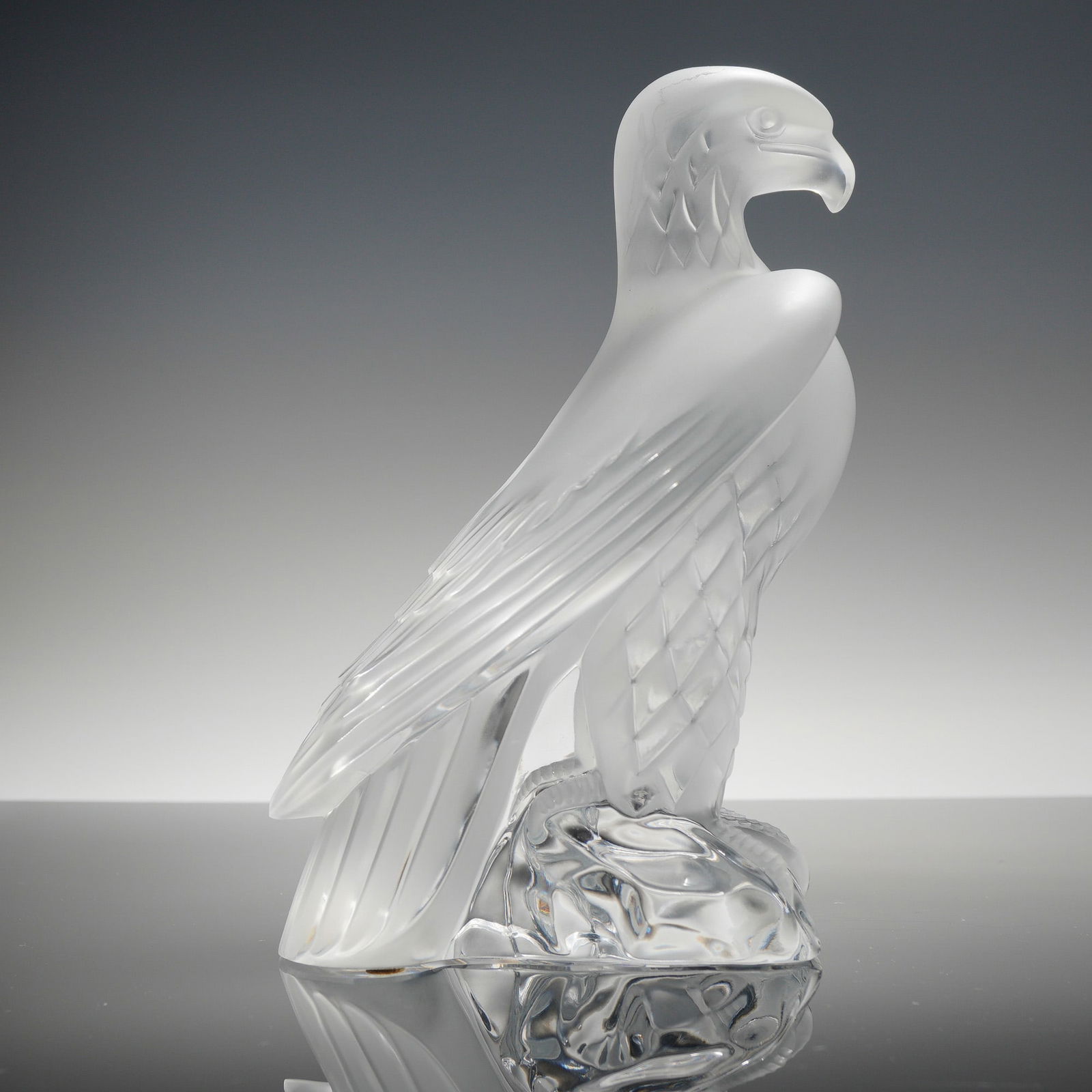 Lalique France Crystal Sculpture, Liberty Eagle (1 of 5)