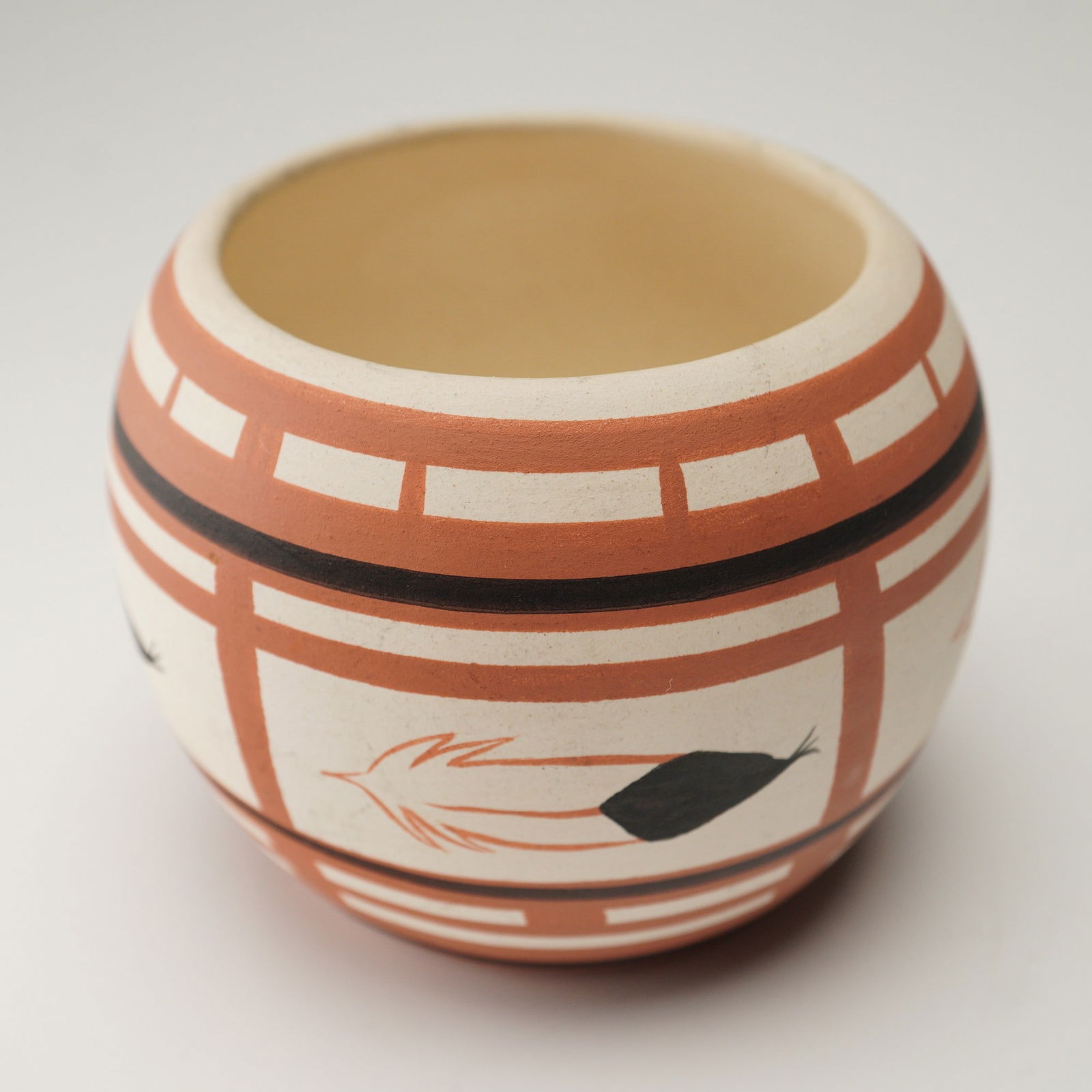 Tigua Pueblo Pottery Bowl by Krum (1 of 3)