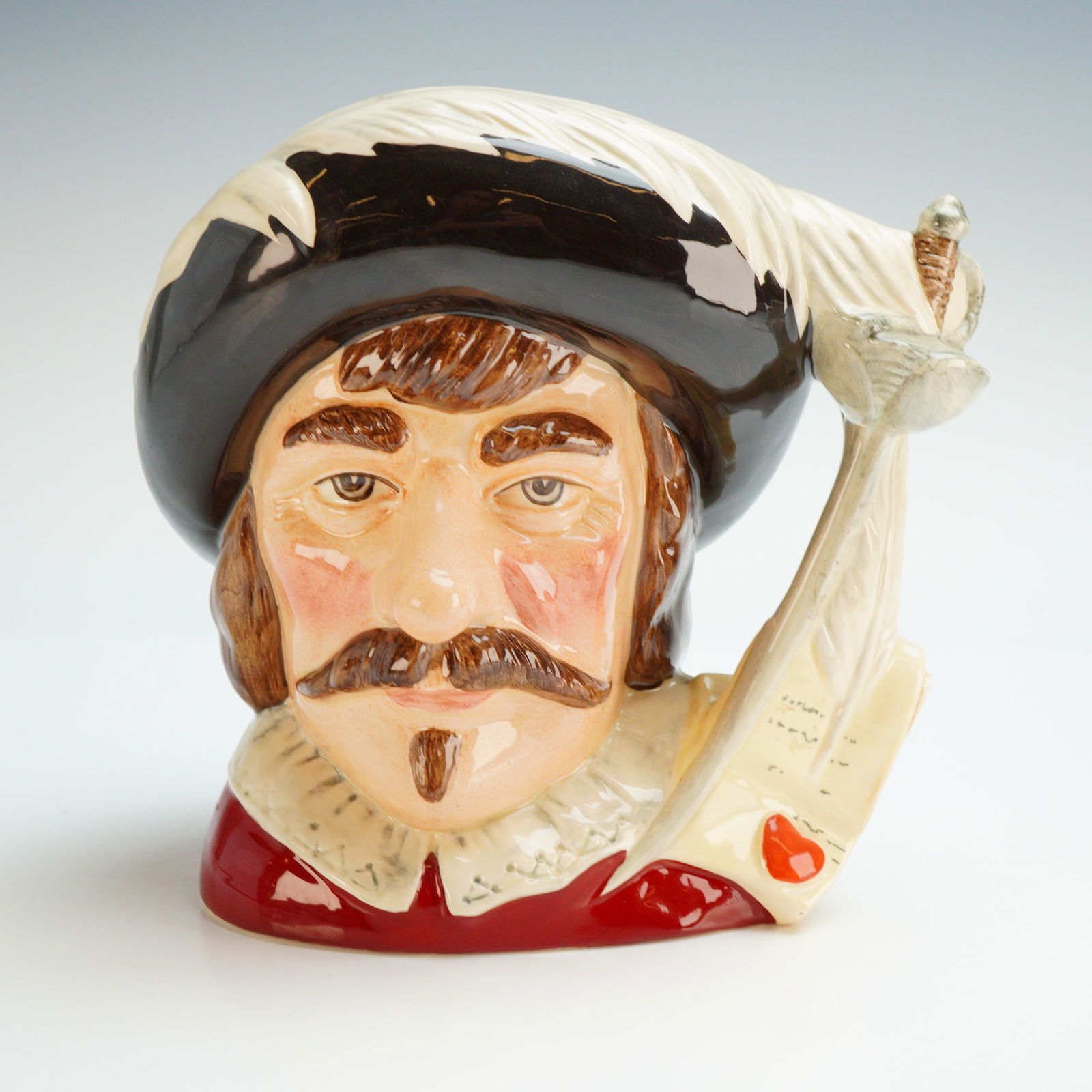 Royal Doulton Large Character Jug Cyrano de Bergerac D7004 (1 of 3)