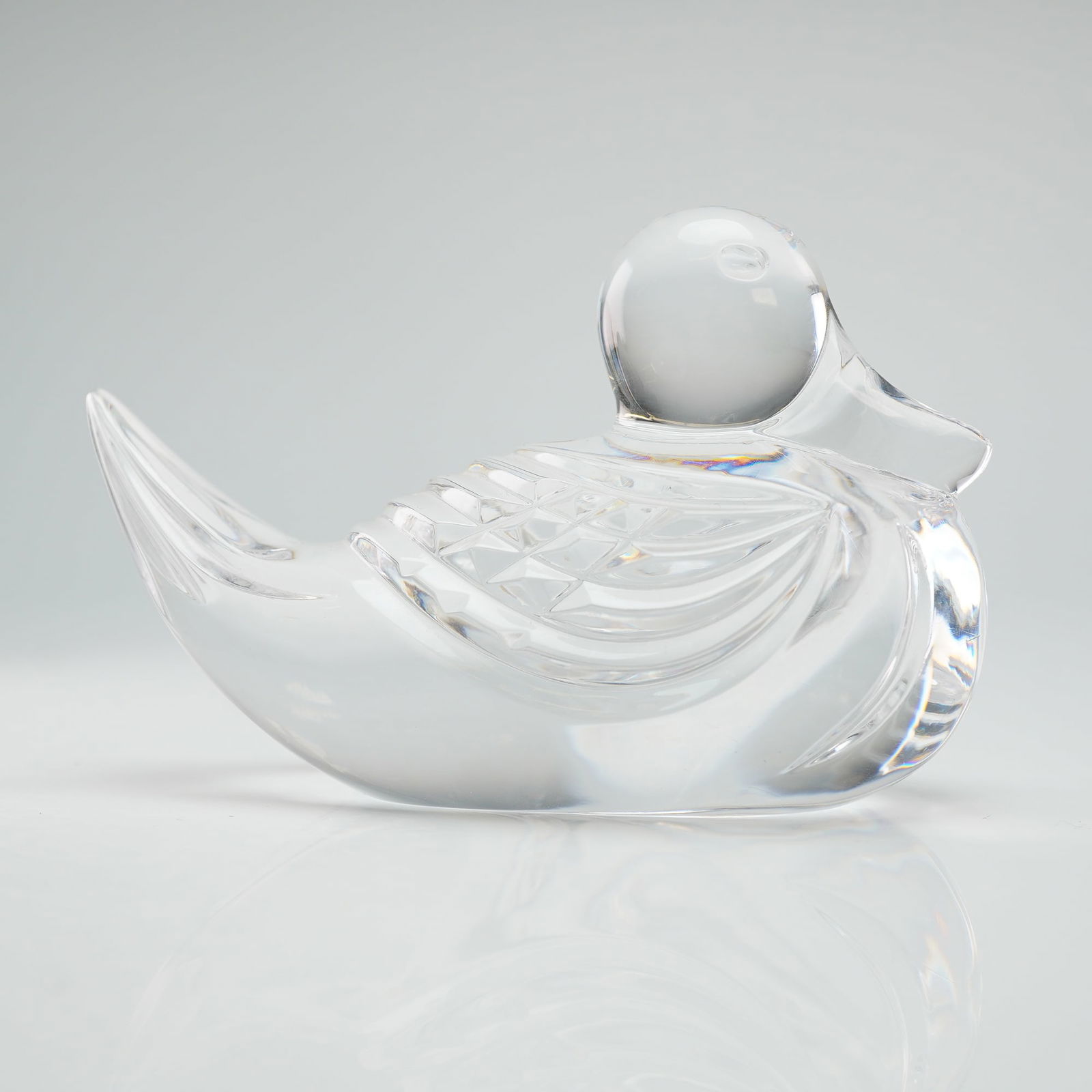 Waterford Crystal Paperweight, Duck (1 of 5)