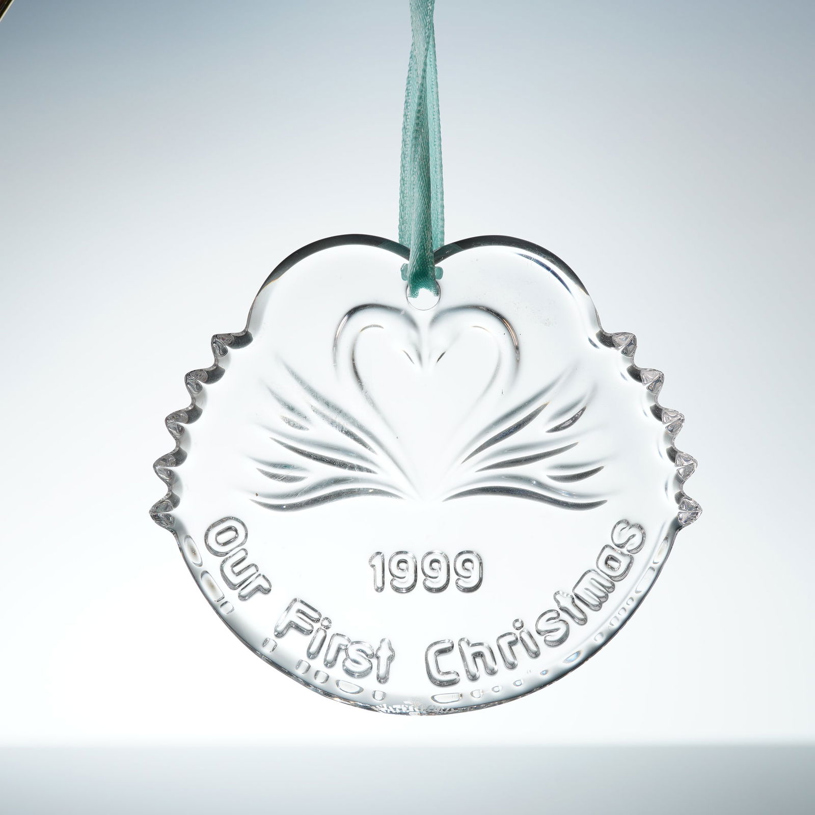 Waterford Crystal Ornament, Our First Christmas 1999 (1 of 4)