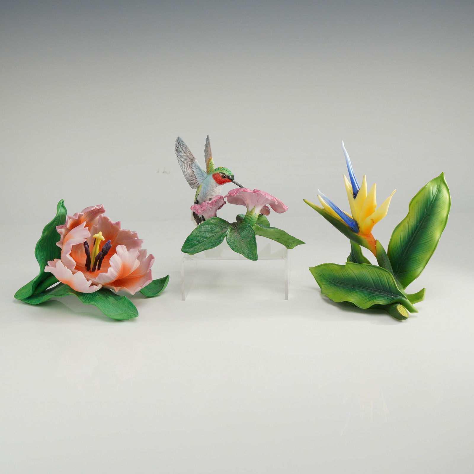 3pc Lenox Garden Flowers and Garden Bird Collection Figurines (1 of 4)