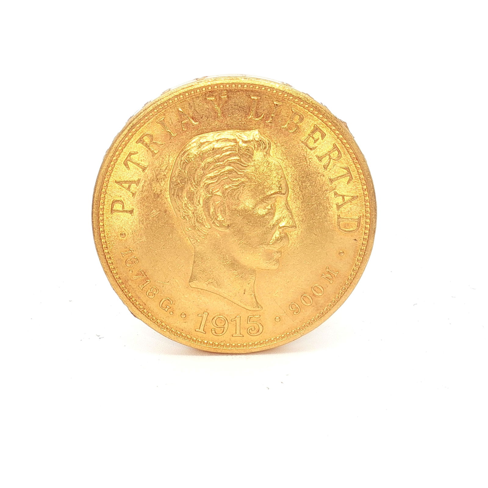 1915 Cuban 10 Pesos Jose Marti Gold Coin (1 of 3)