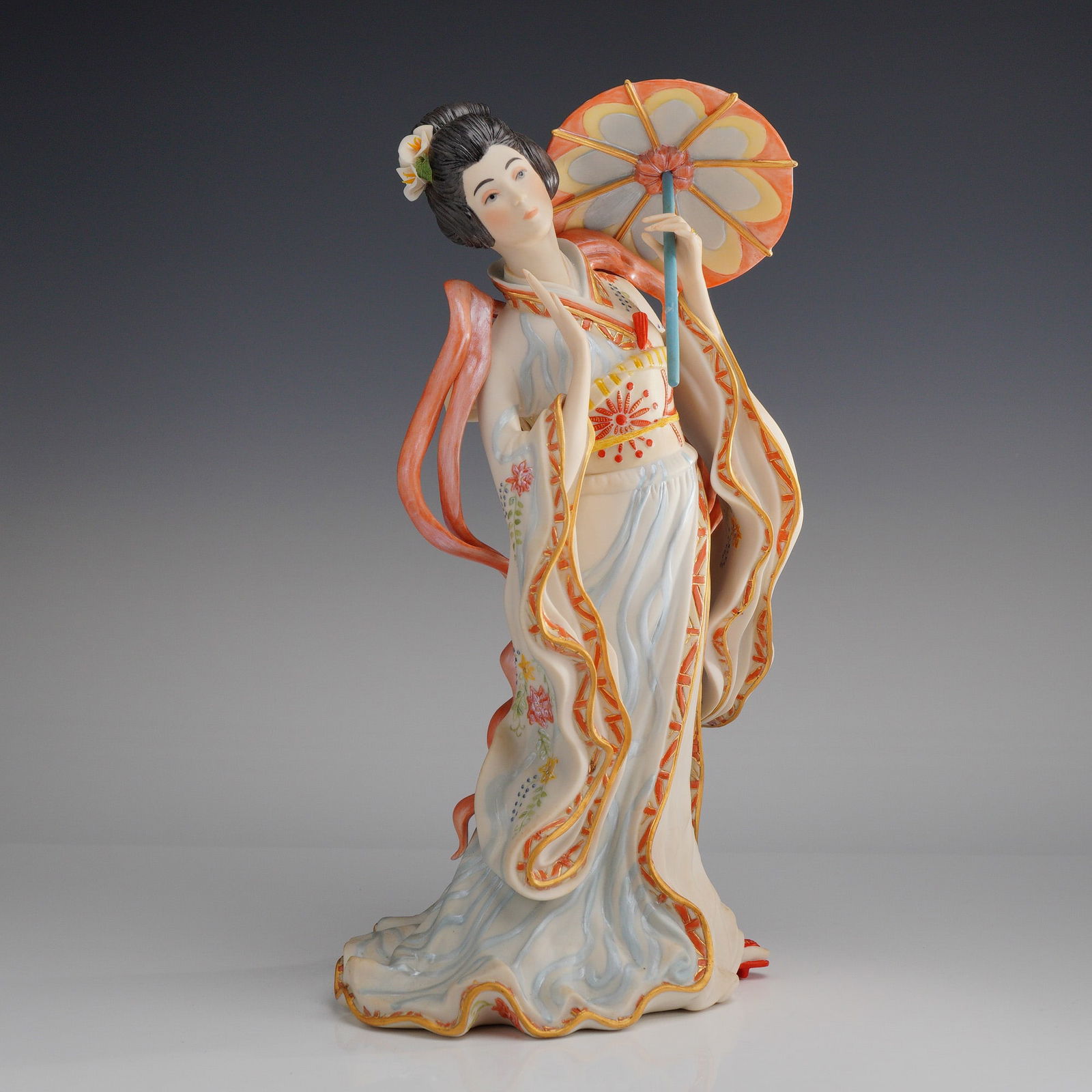 Cybis Porcelain Figurine, Madame Butterfly (1 of 4)