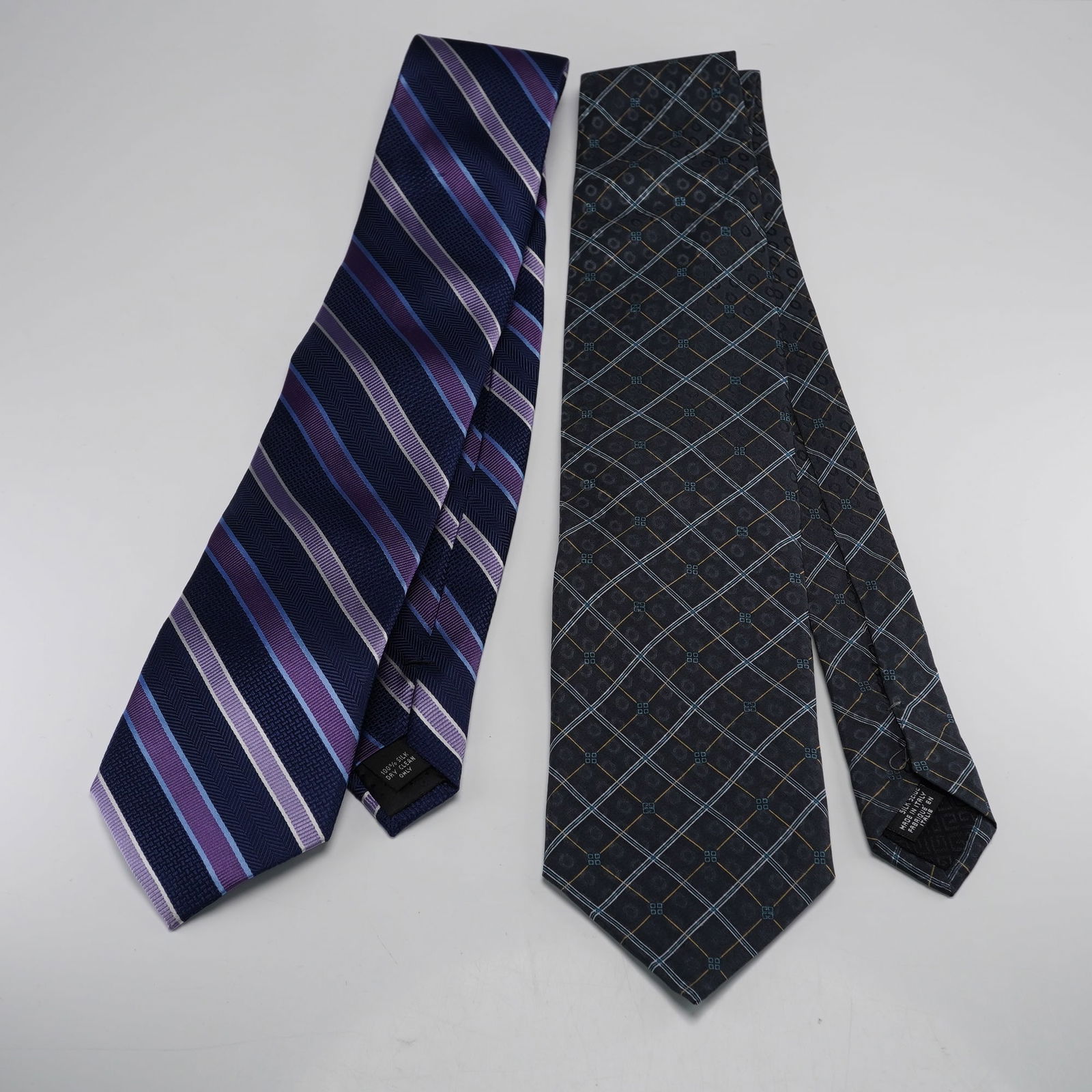 2pc Neiman Marcus and Givenchy Silk Neckties (1 of 4)