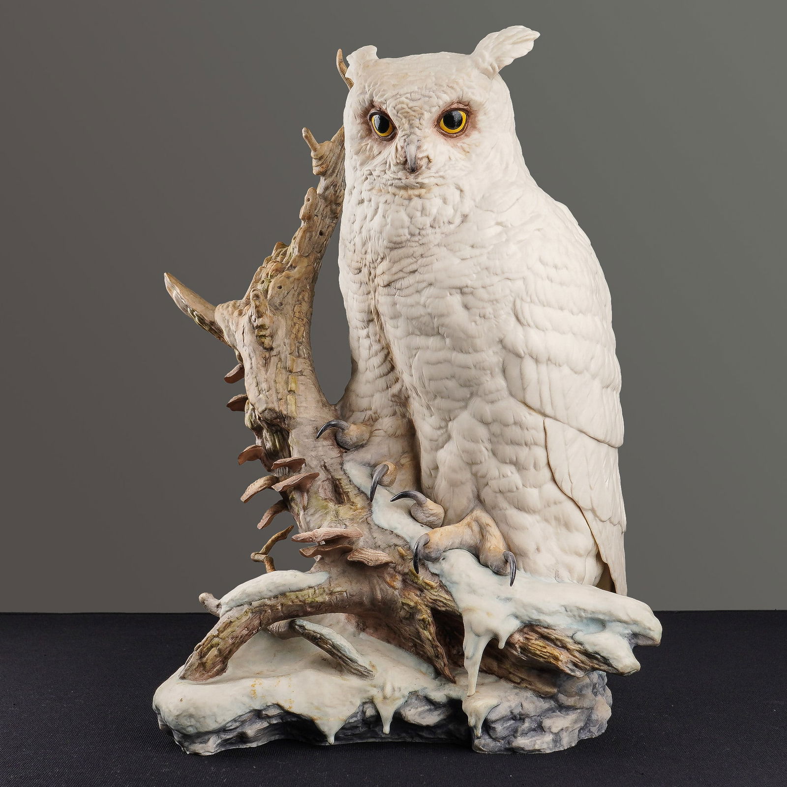 Large Cybis Bisque Porcelain Great Horned Owl Sculpture (1 of 6)