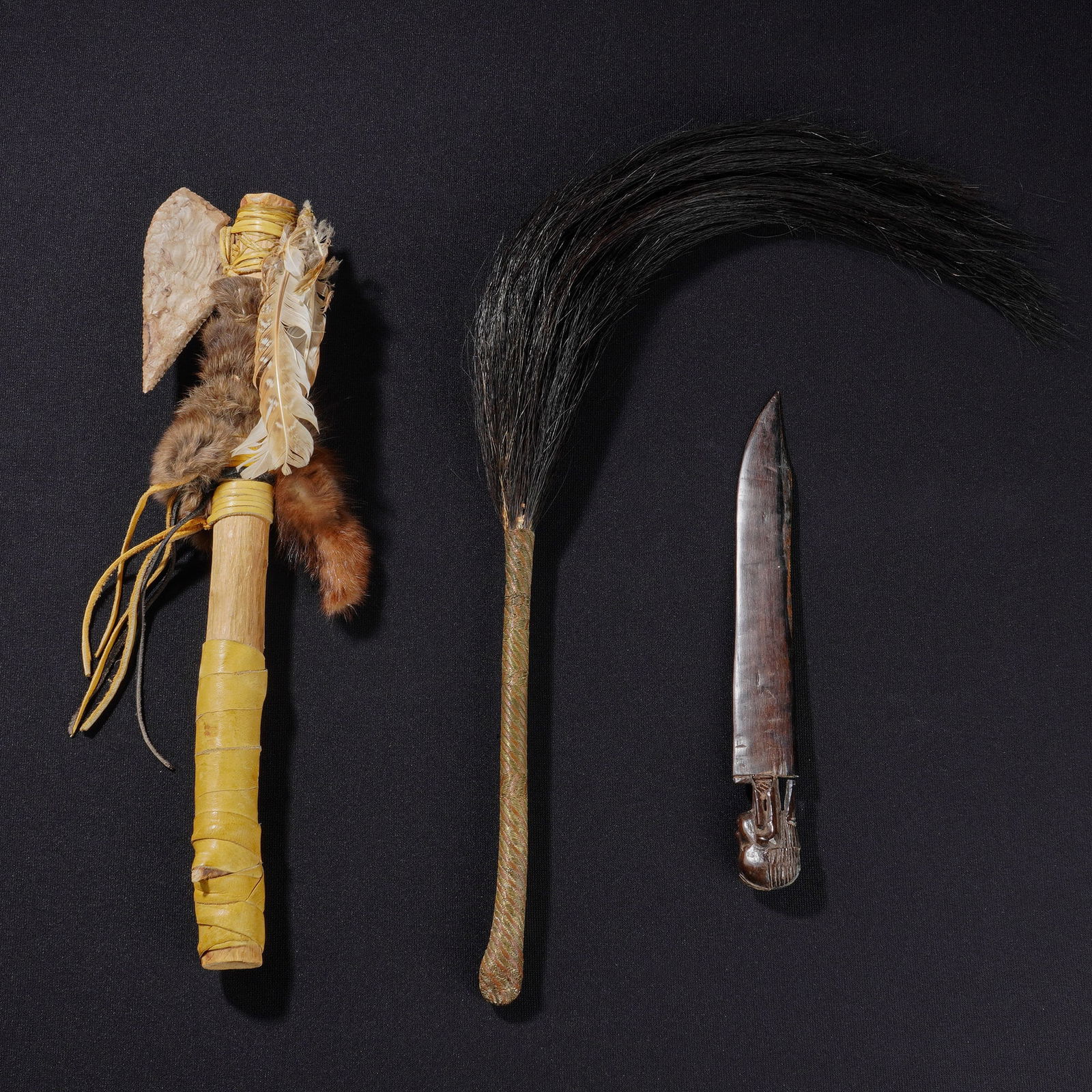 3pc Native American and African Ethnographic Objects (1 of 4)