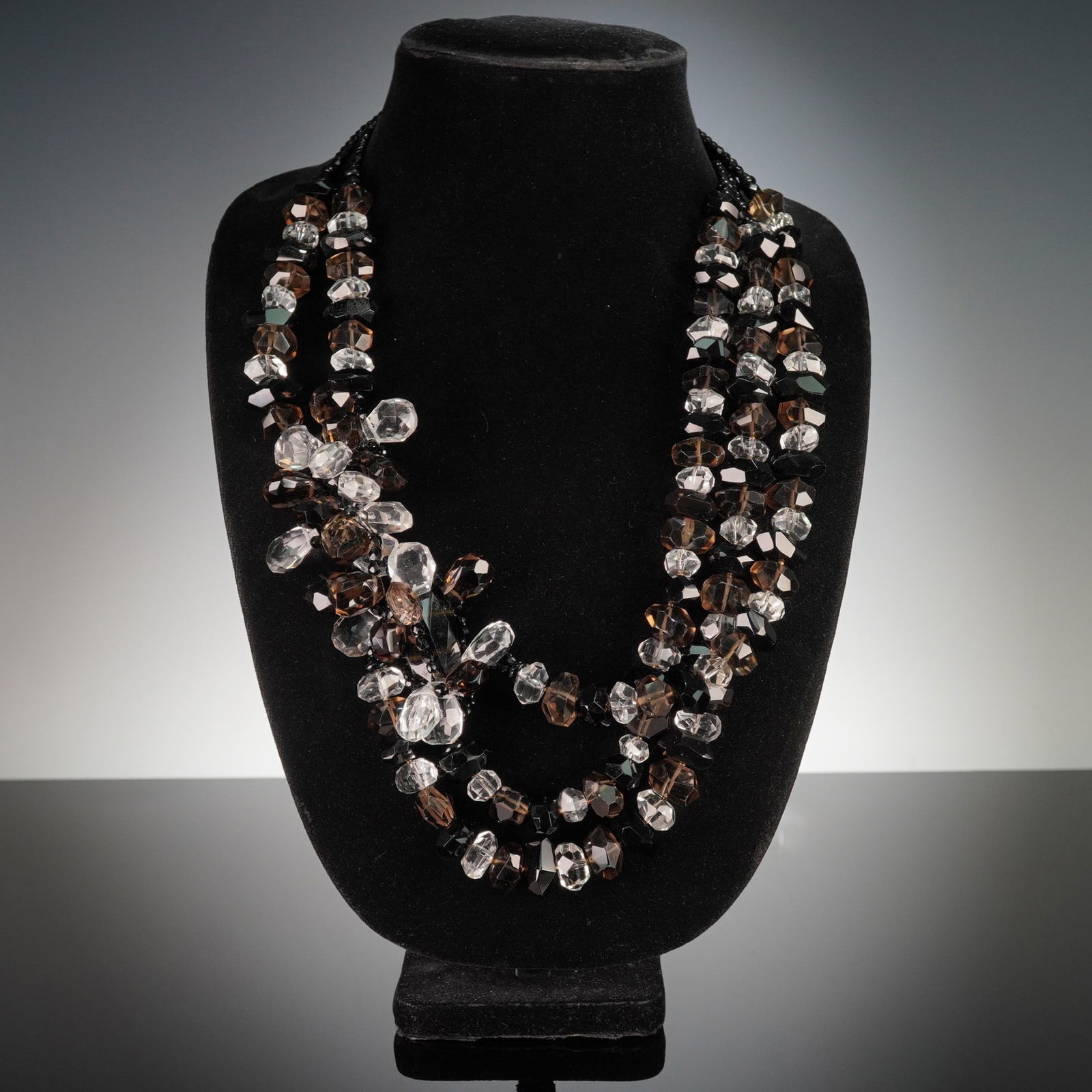 Giorgio Armani Multi-Strand Faceted Bead Necklace (1 of 5)