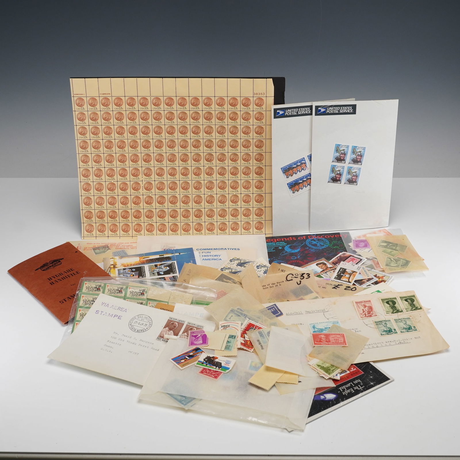 Large Grouping of 20th Century Stamps and Philatelic Materials (1 of 4)