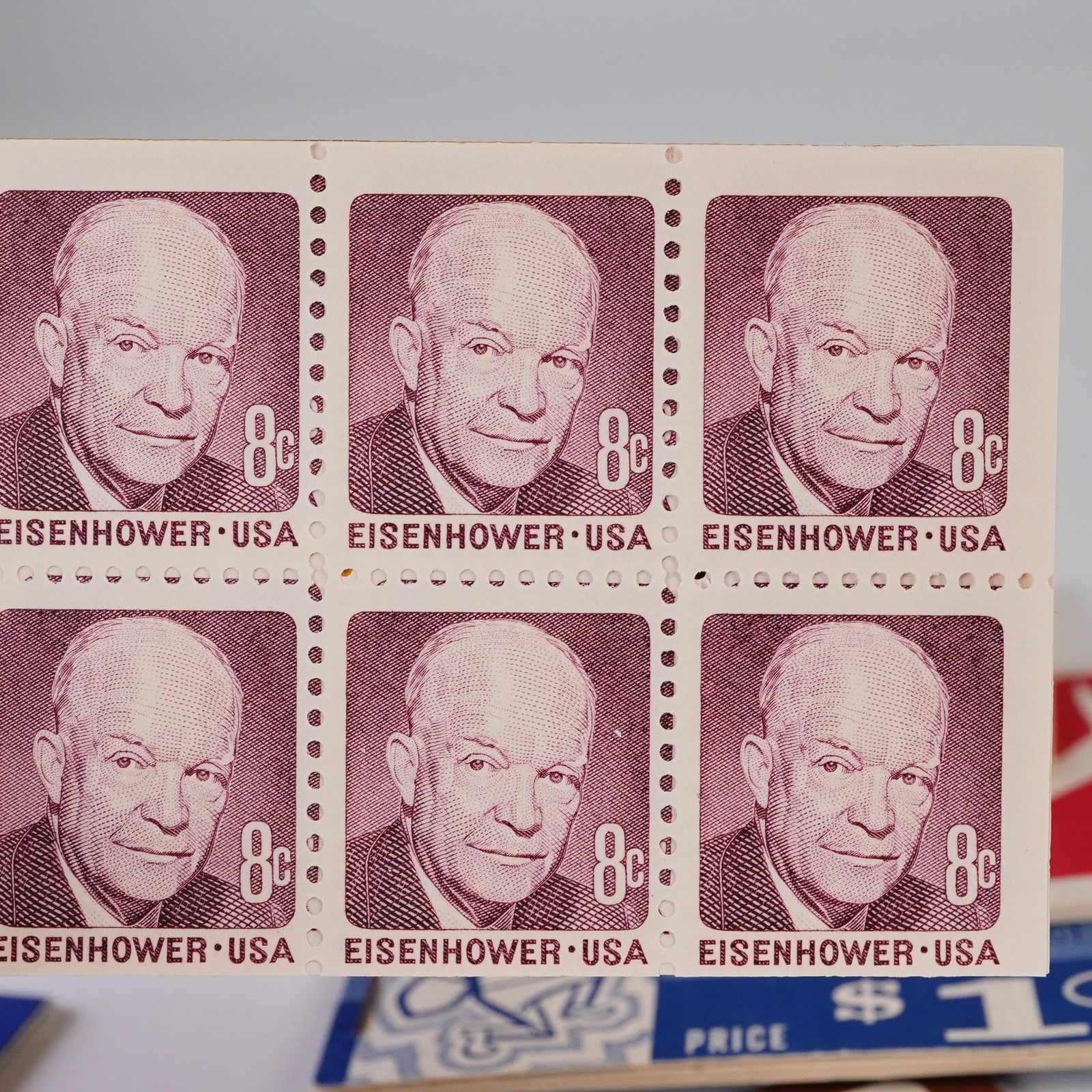 9pc U.S. Stamp Booklets Collection with Air Mail, Eisenhower, Zip Code - 3