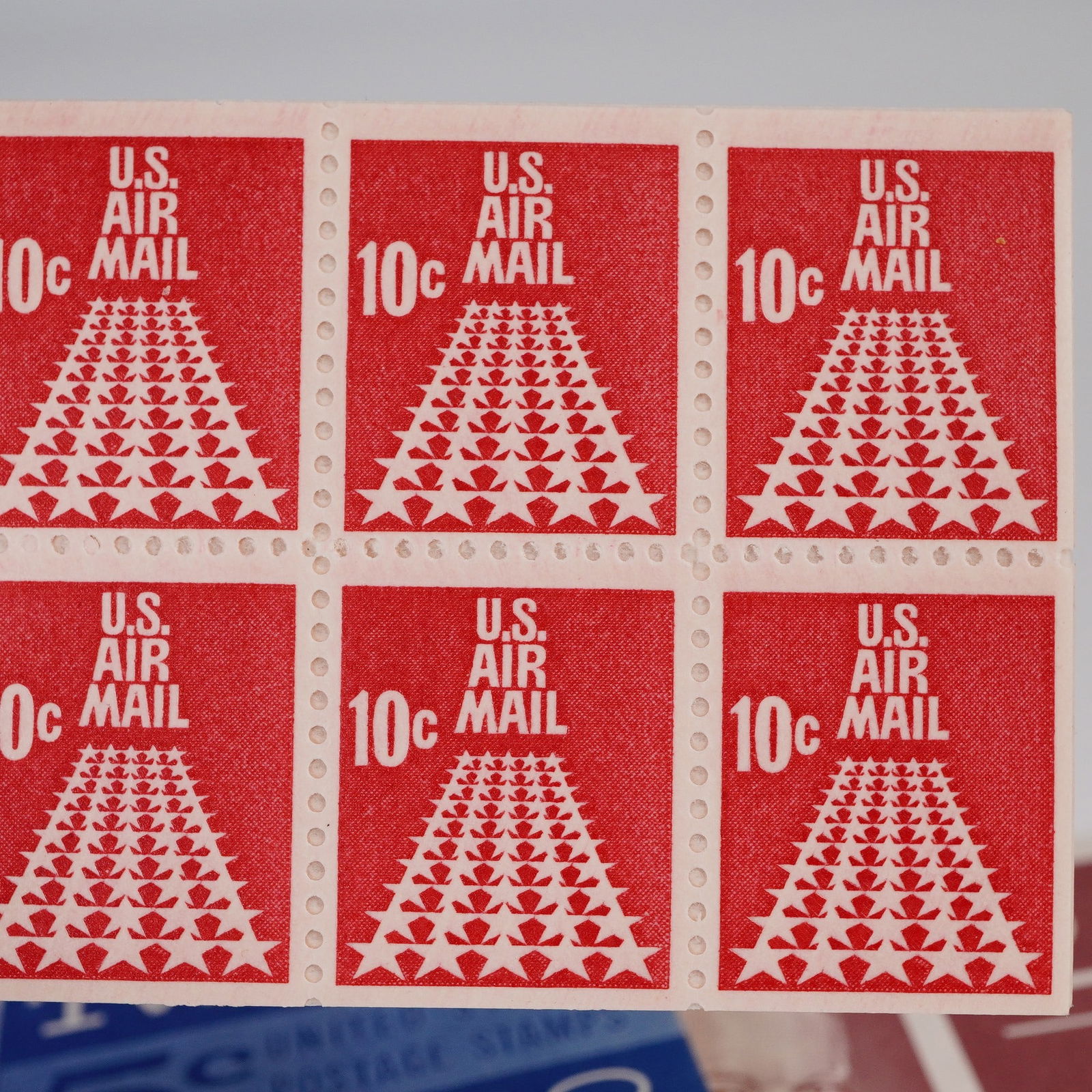 9pc U.S. Stamp Booklets Collection with Air Mail, Eisenhower, Zip Code - 4