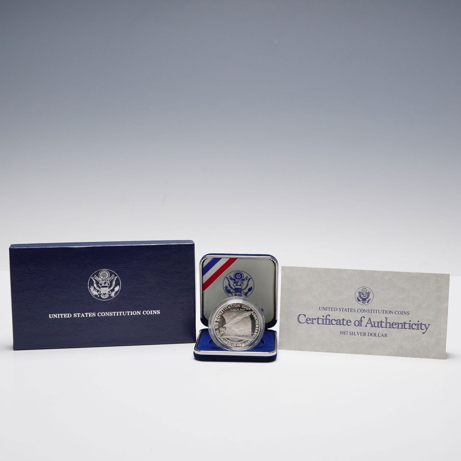 1987-S U.S. Constitution Silver Dollar Coin (1 of 3)