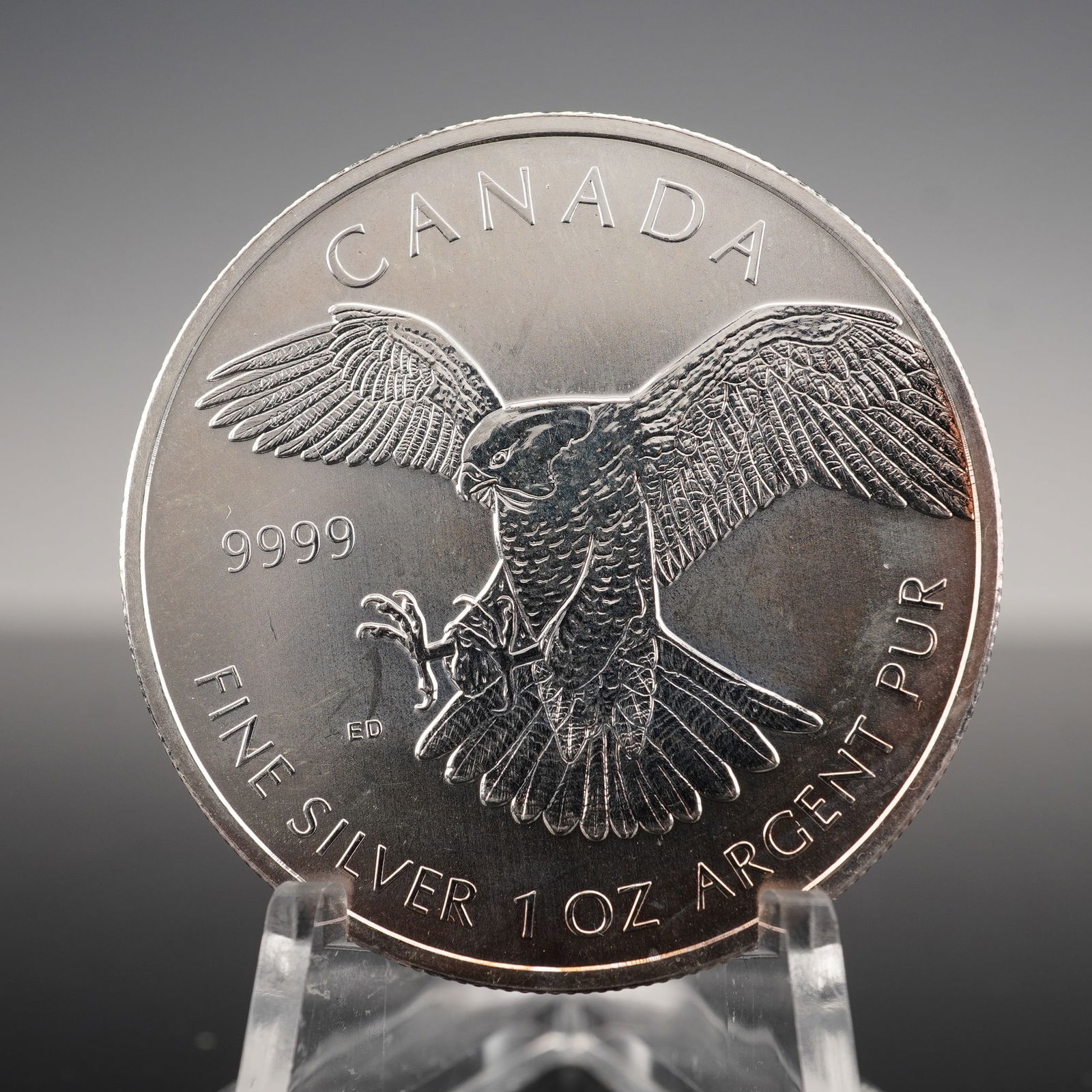 2014 Canadian Elizabeth II Silver Five Dollars Coin (1 of 2)