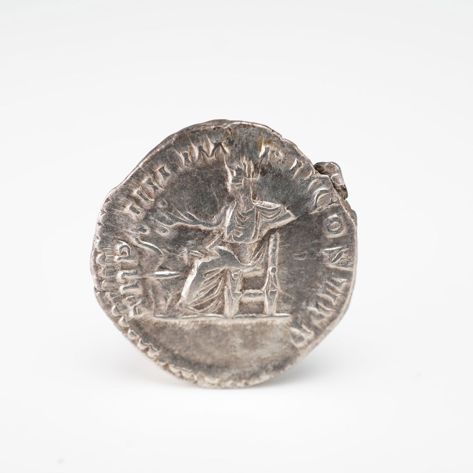 Ancient Roman Silver Denarius Coin (1 of 2)