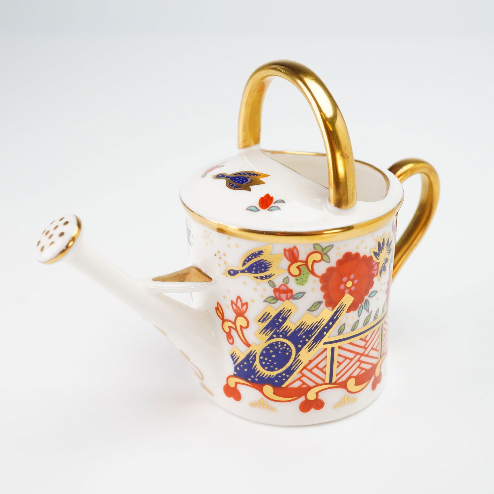 Royal Crown Derby Miniature Watering Can (1 of 5)