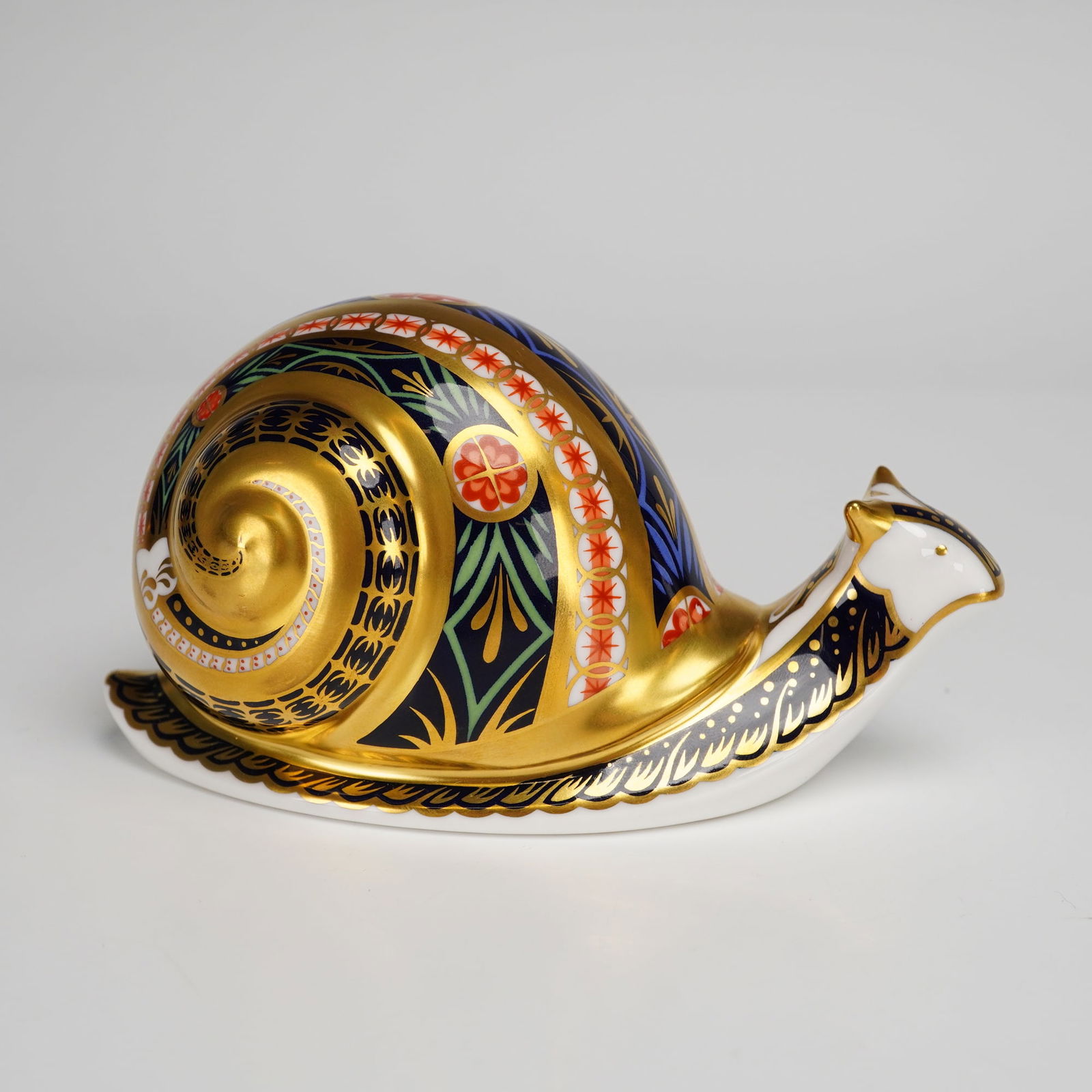 Limited Edition Royal Crown Derby Paperweight, Garden Snail (1 of 4)