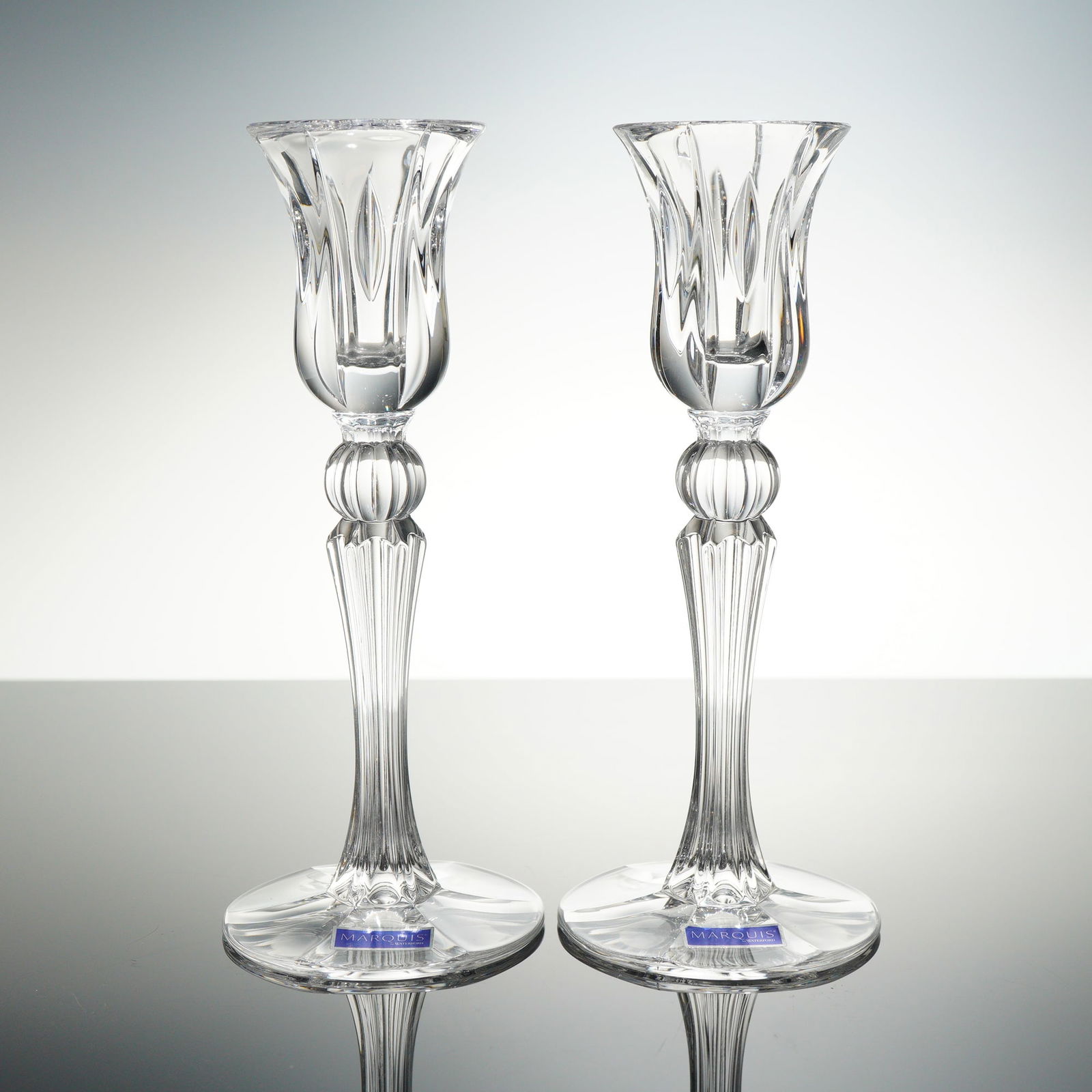 A Pair of Marquis by Waterford Sheridan Crystal Candlesticks (1 of 1)