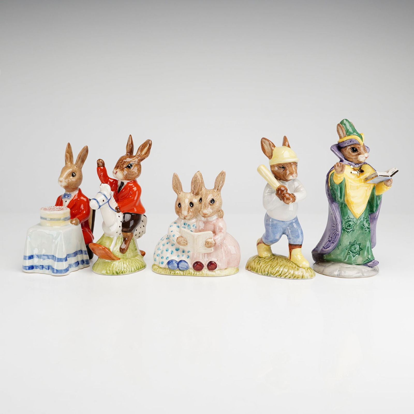 A Collection of Five Royal Doulton Bunnykins Figurines (1 of 3)
