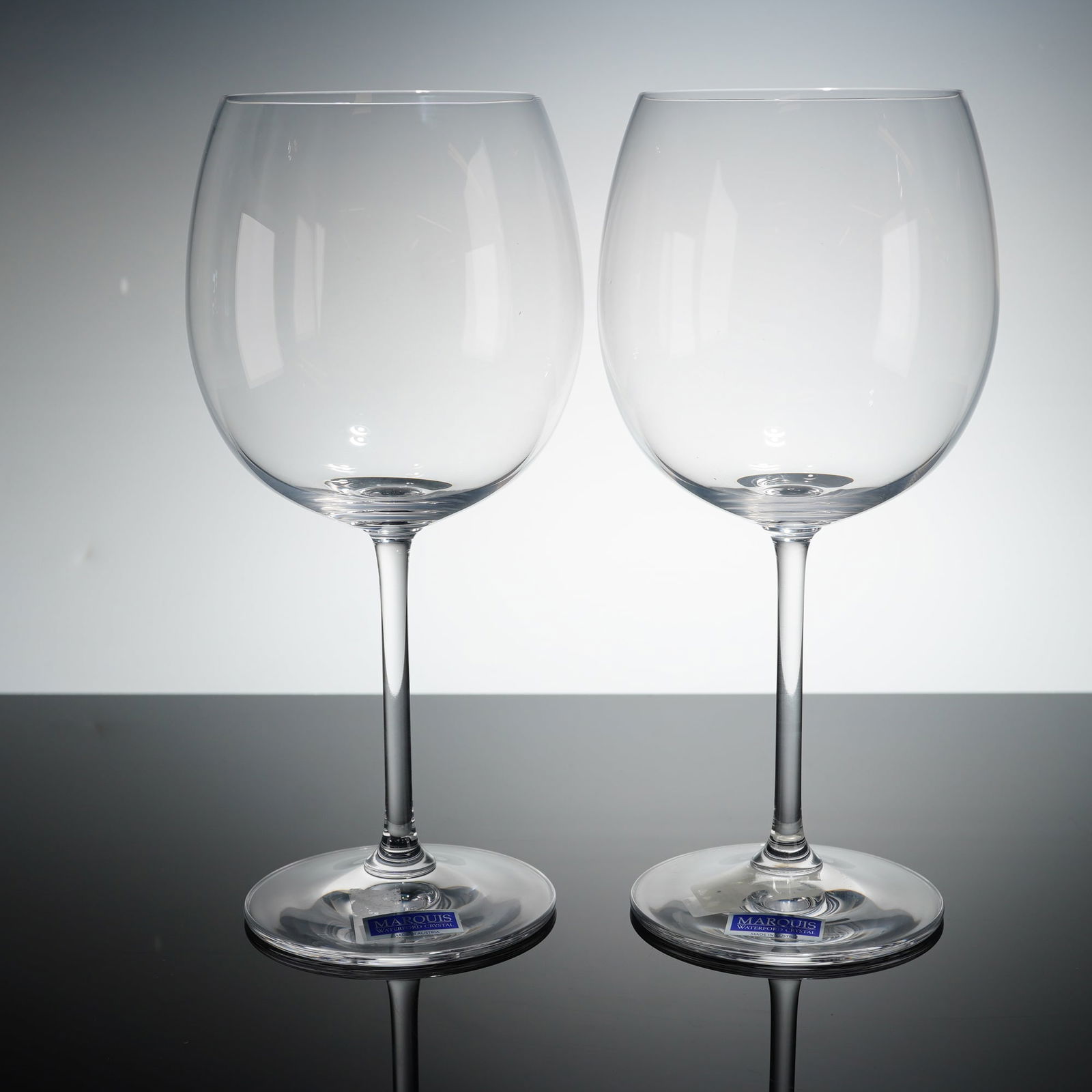 Pair of Marquis by Waterford Crystal Light Red Wine Glasses (1 of 5)