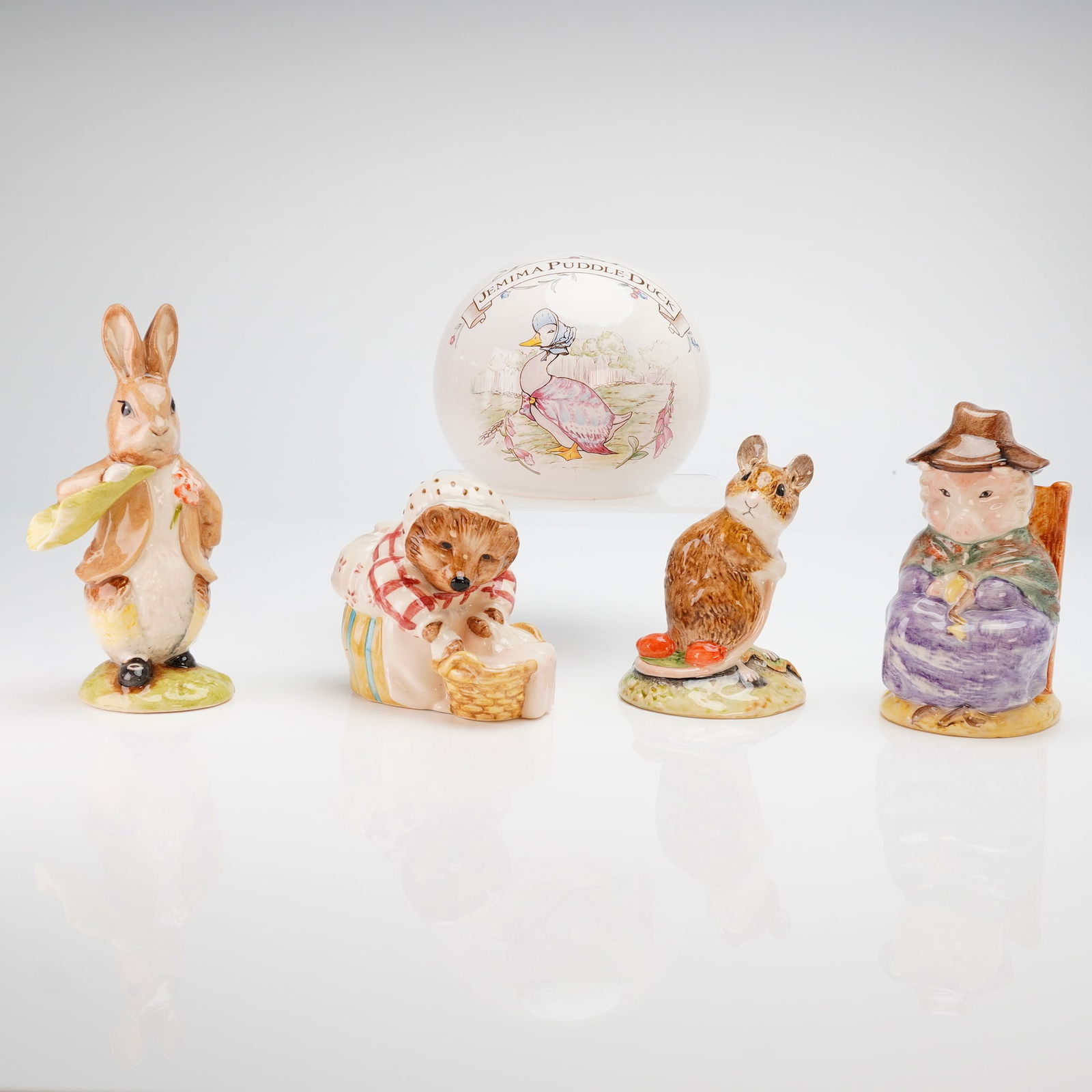 5pc Beatrix Potter Figurines and Bank (1 of 5)