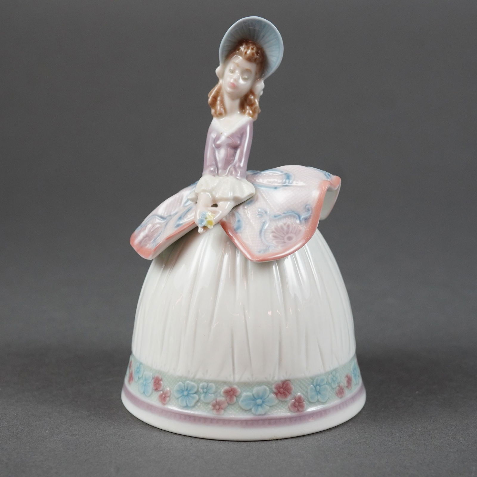 Lladro Sounds of Spring Porcelain Bell Figurine, Model 5956 (1 of 4)
